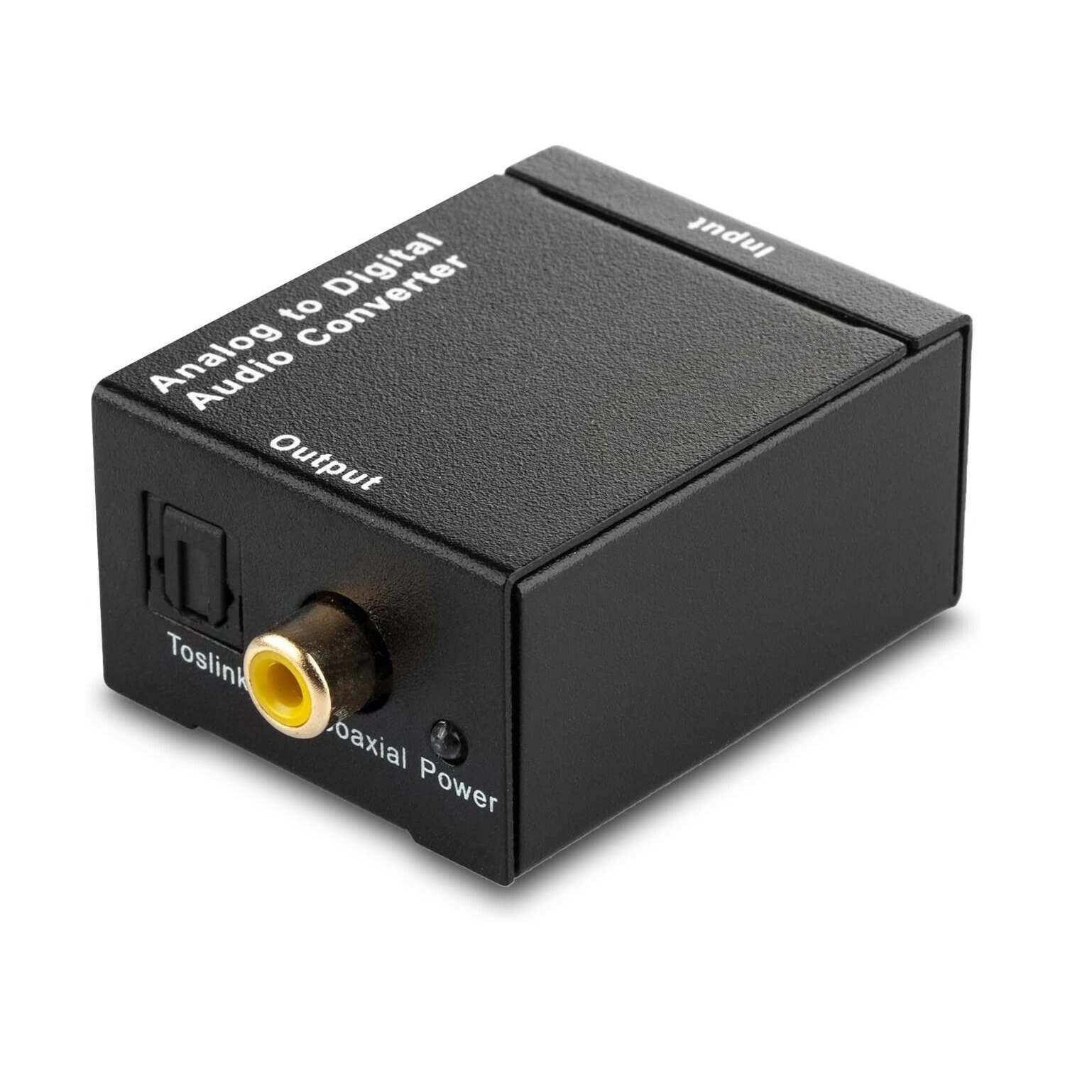 Câble adaptateur audio analogique RCA vers coaxial optique numérique, boîte/convertisseur, prise 3,5 mm