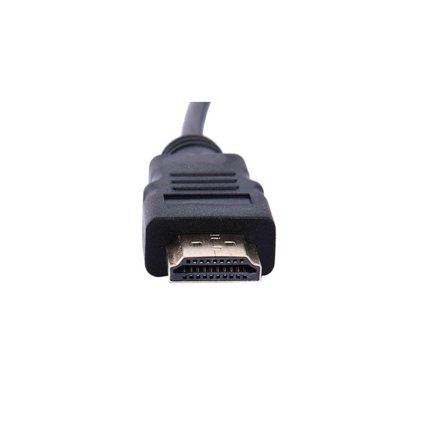 6ft 1080p HDMI Male to VGA Male Adapter Converter Cable 15 Pin For PC HDTV DVD