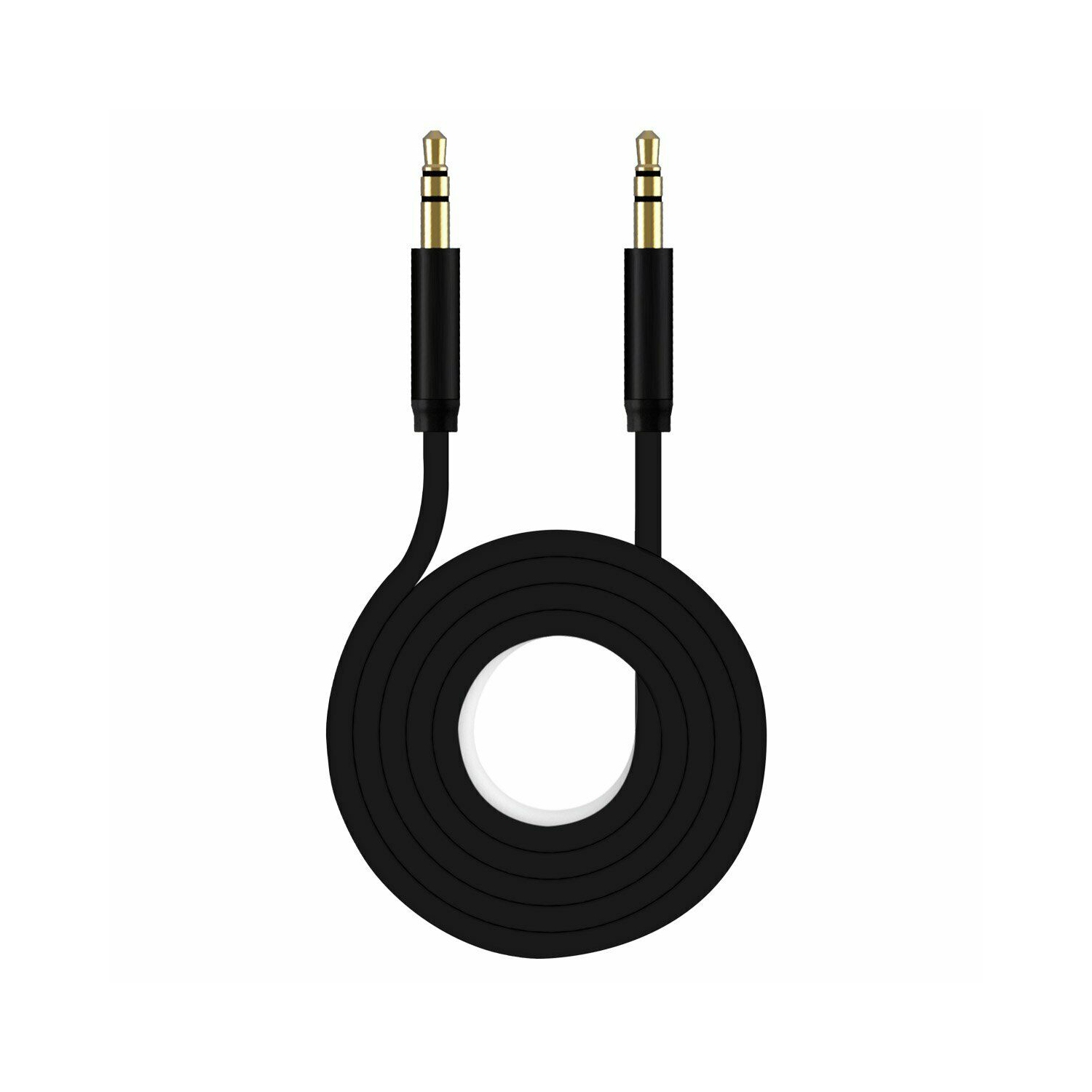 Câble auxiliaire 3,5 mm avec audio stéréo auxiliaire plaqué or de grande qualité