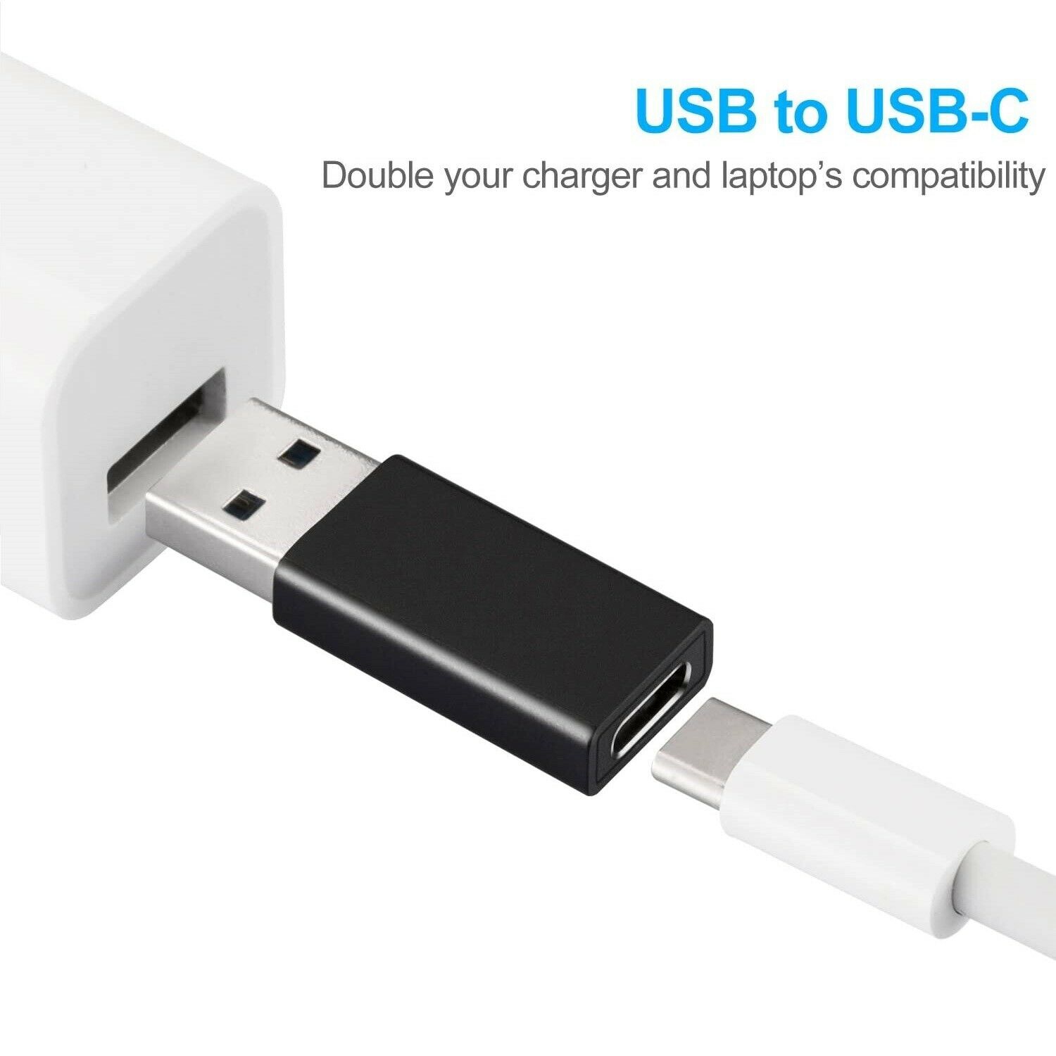 USB 3.0 to USB Type-C USB-C Adapter Male to Female Converter Connector