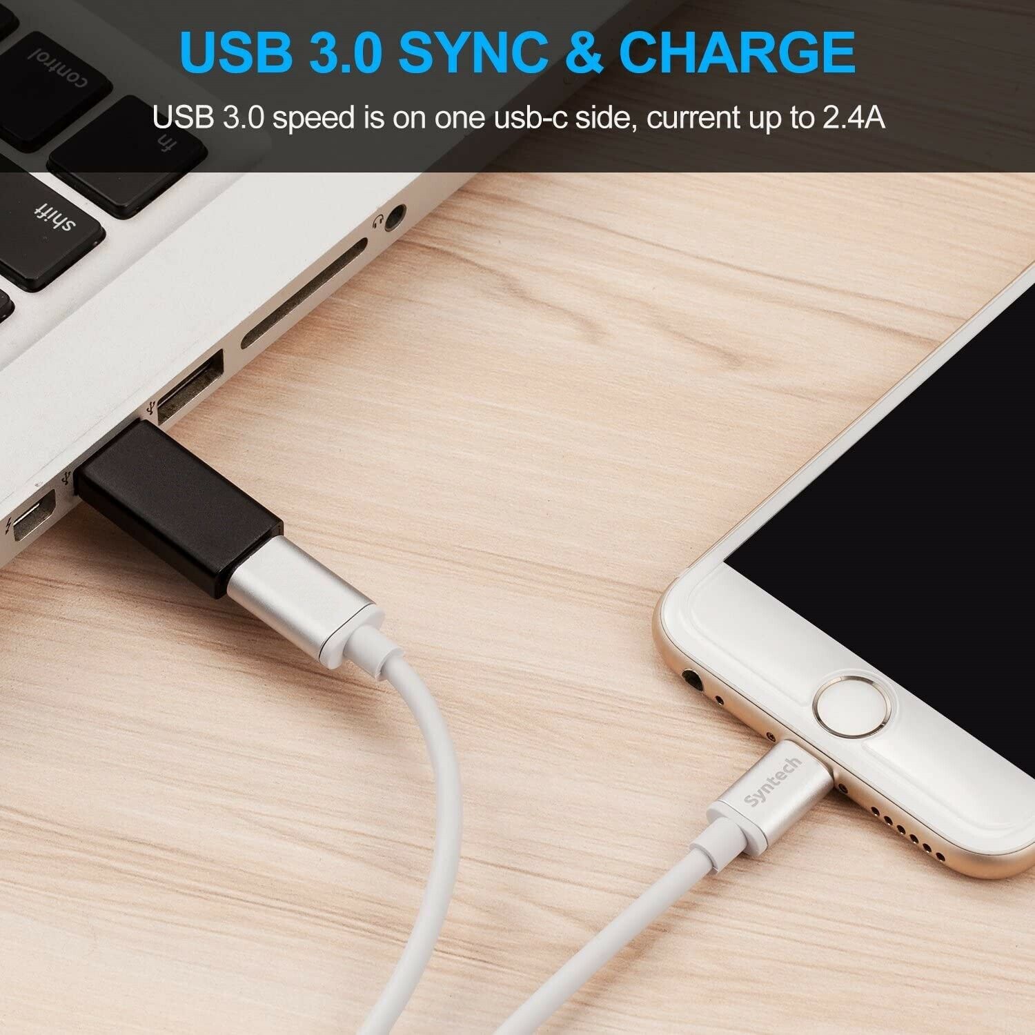 USB 3.0 to USB Type-C USB-C Adapter Male to Female Converter Connector