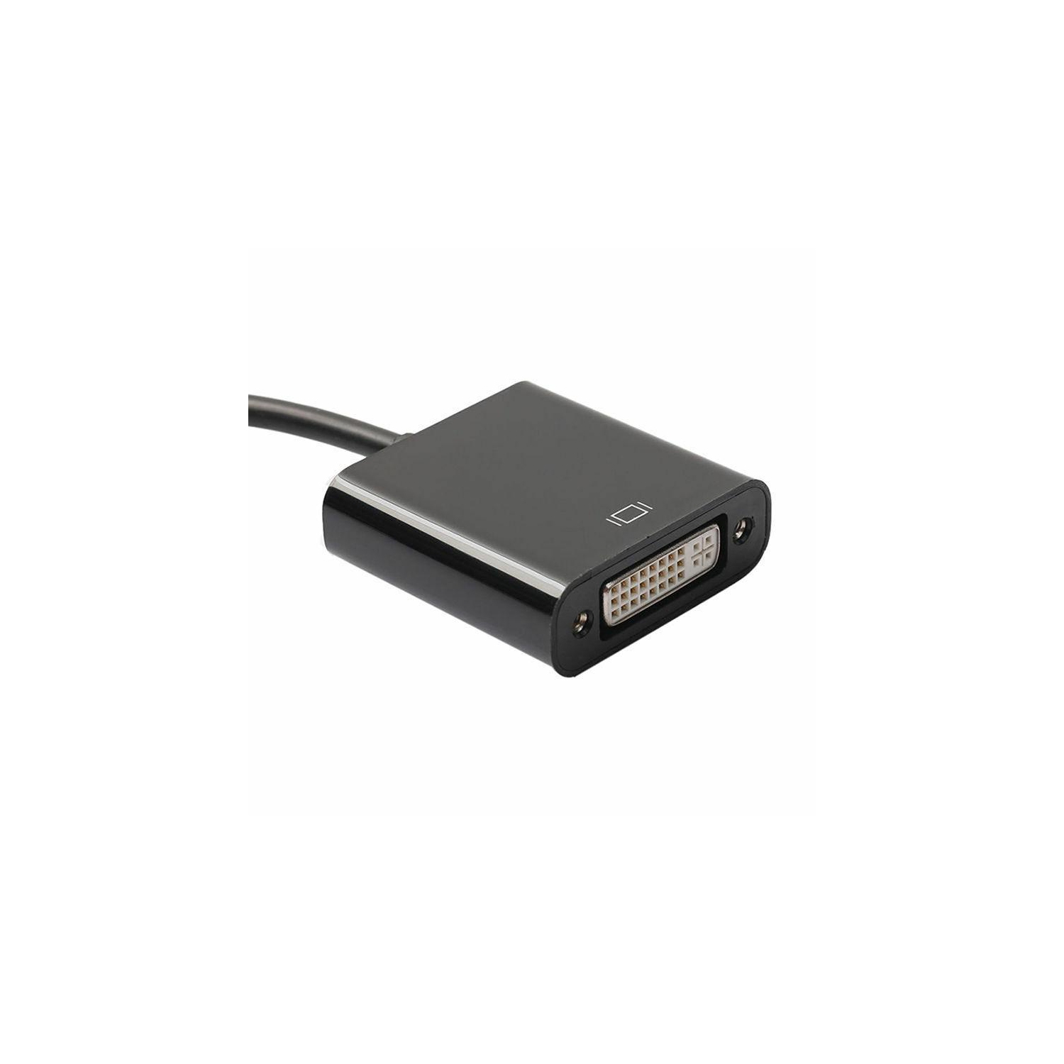 Display port – Câble adaptateur mâle vers DVI femelle, convertisseur Thunderbolt DP pour PC