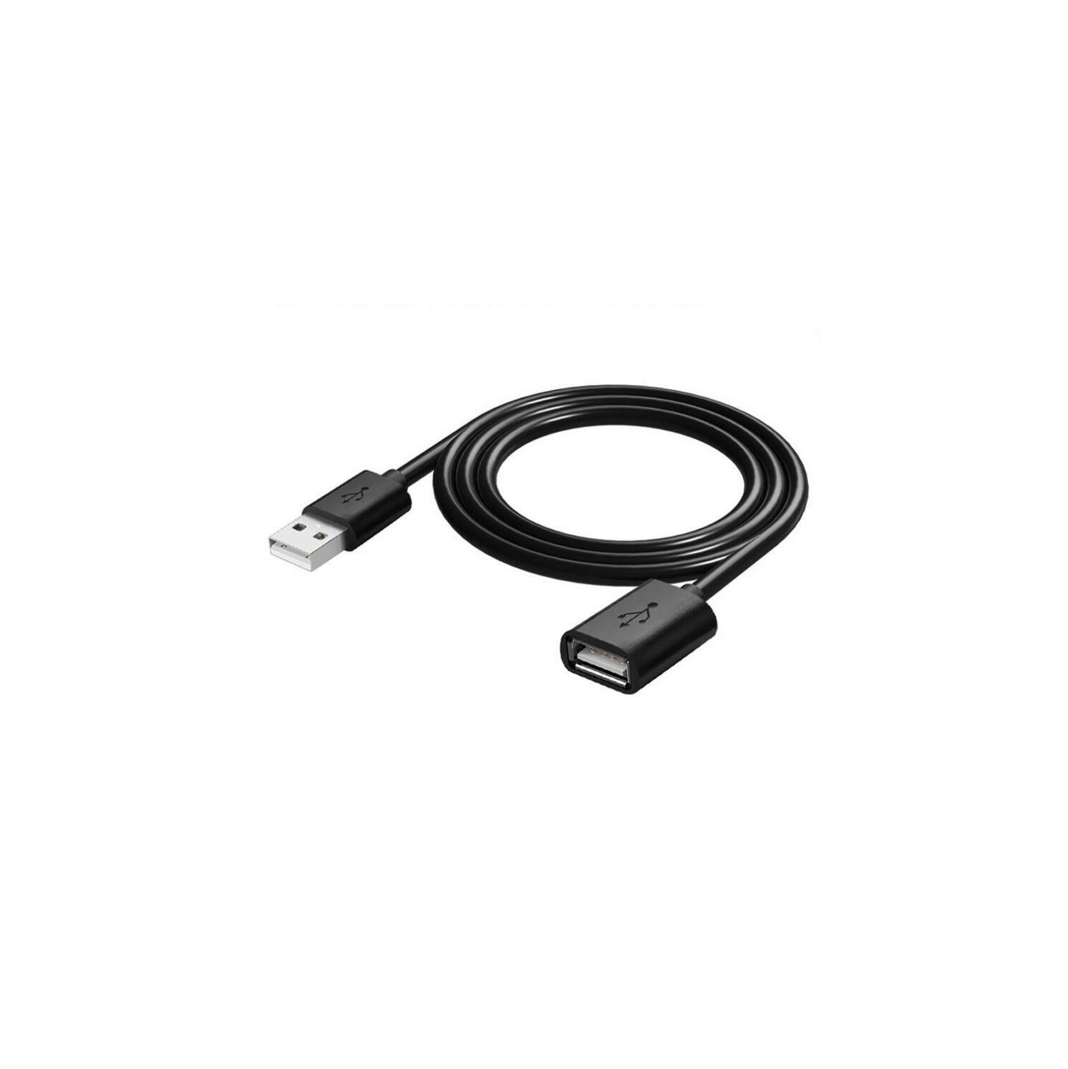 USB to USB Extension Cable 2.0 Male to Female Data Charger Extender Cord