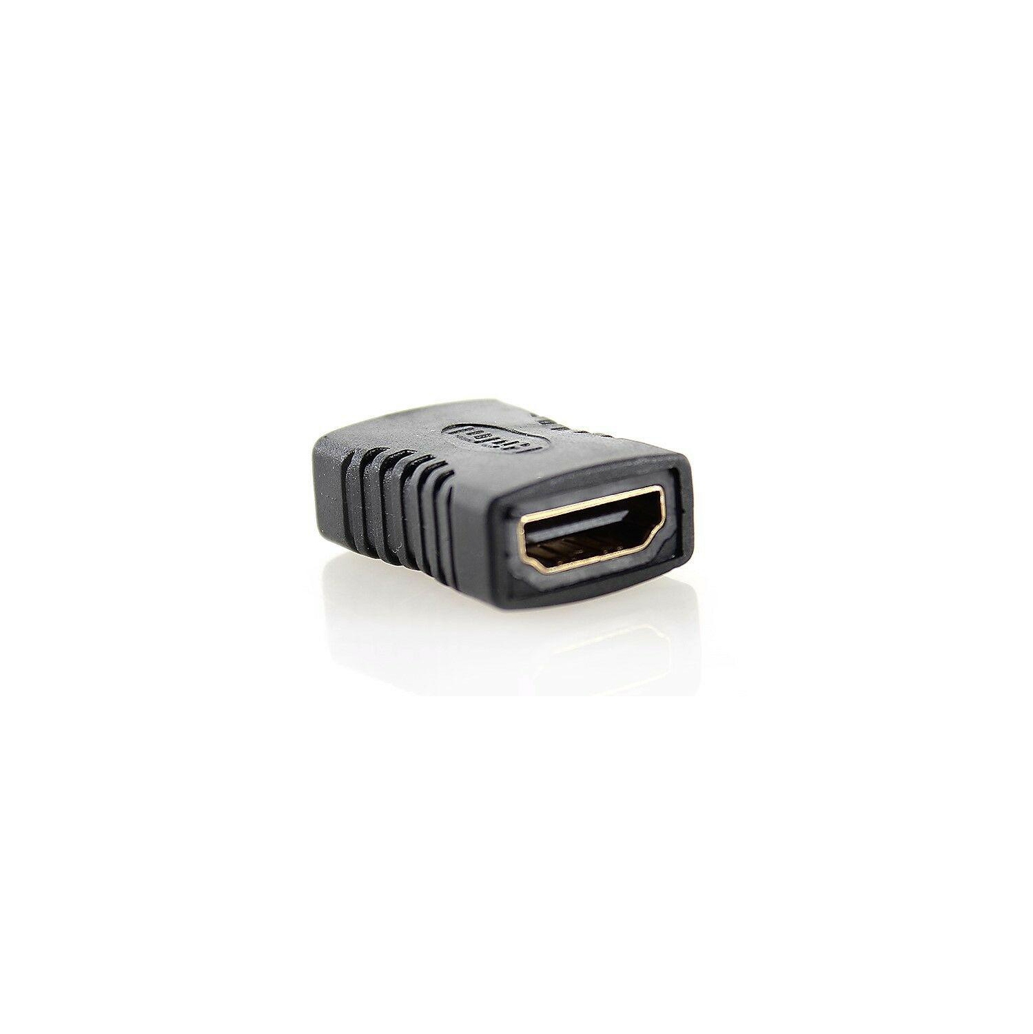 GNS HDMI Female To Female Coupler Adapter - Black, 1:1 Connector For HDTV