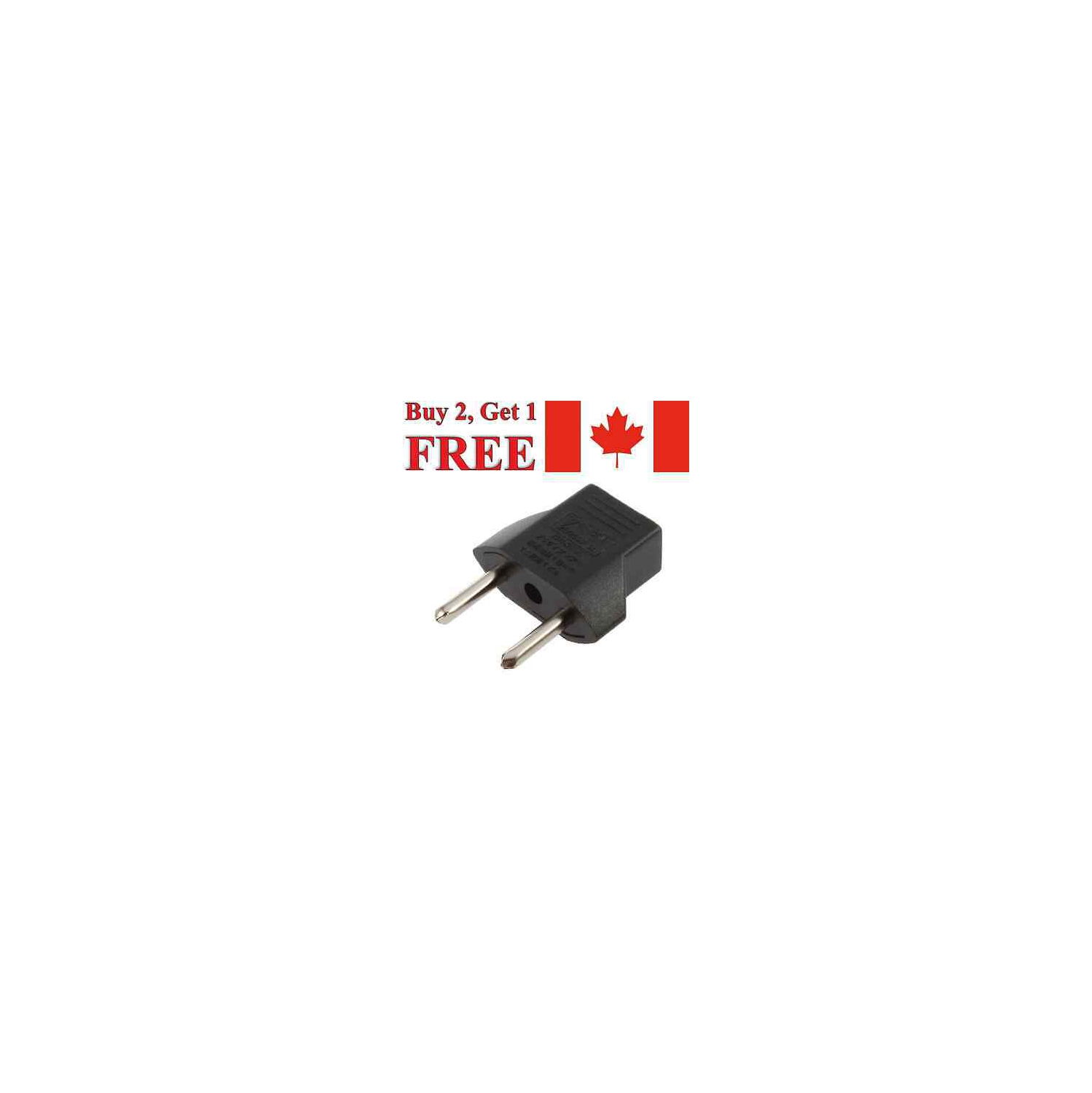 EU to US (Canada) Converter Power Plug Travel Adapter