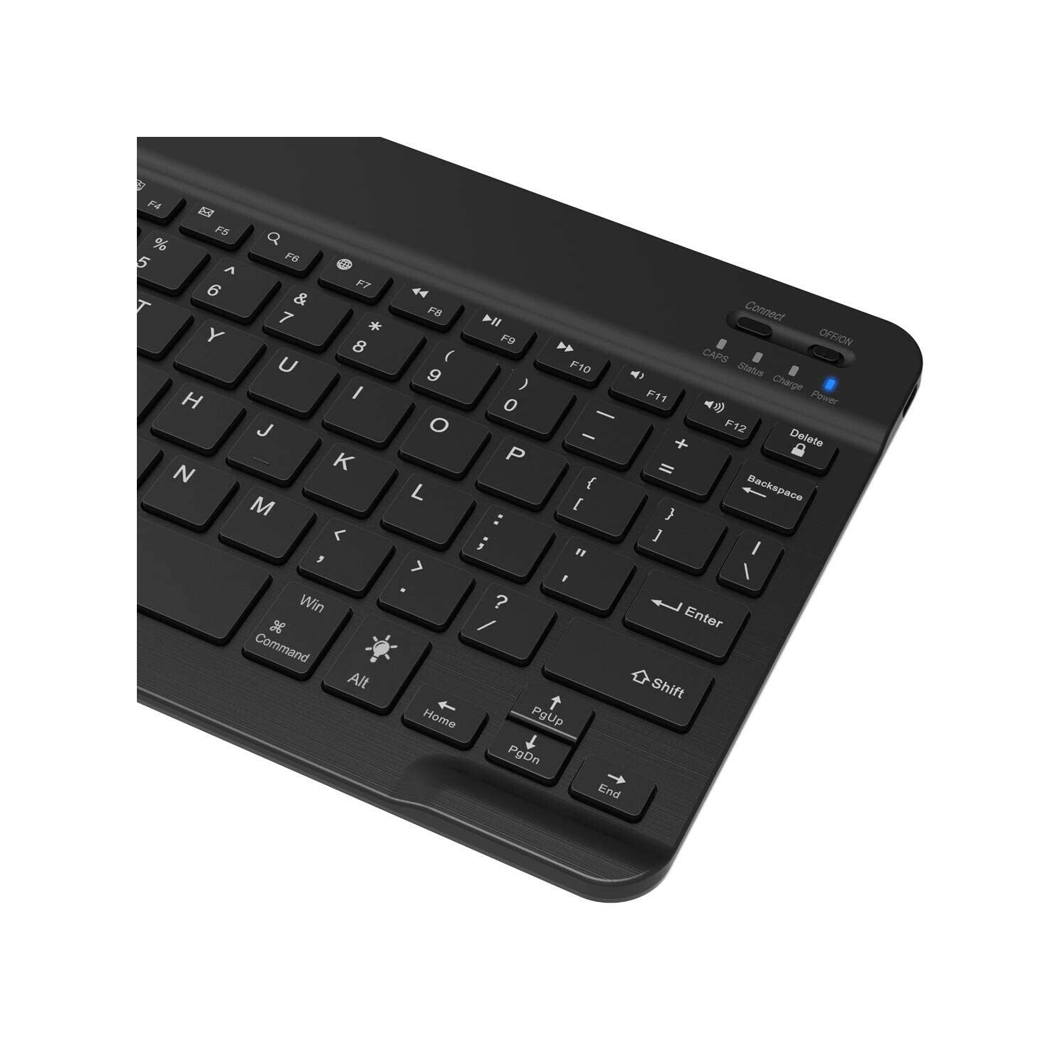 Universal Bluetooth RGB Wireless Keyboard Slim Portable Rechargeable Battery
