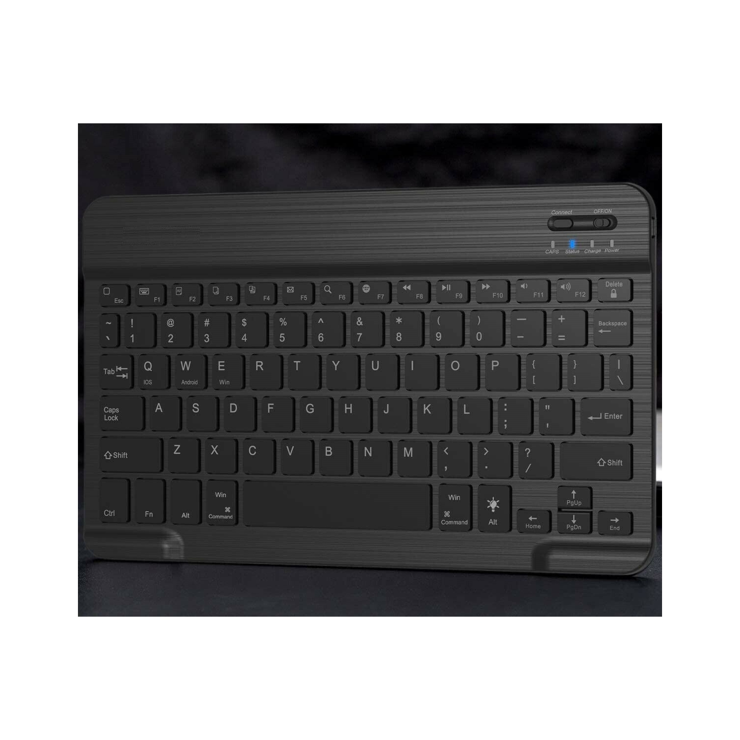 Universal Bluetooth RGB Wireless Keyboard Slim Portable Rechargeable Battery