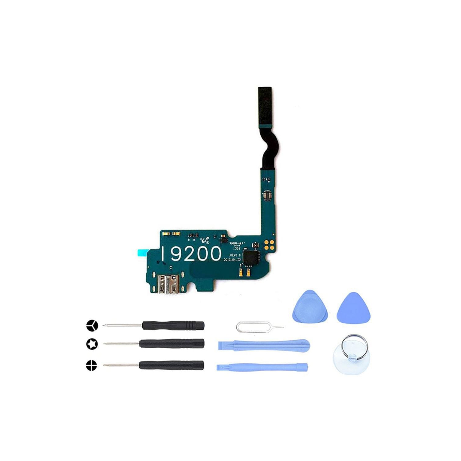 Charging port flex cable and microphone for Samsung Galaxy Mega 6.3 GT-i9200