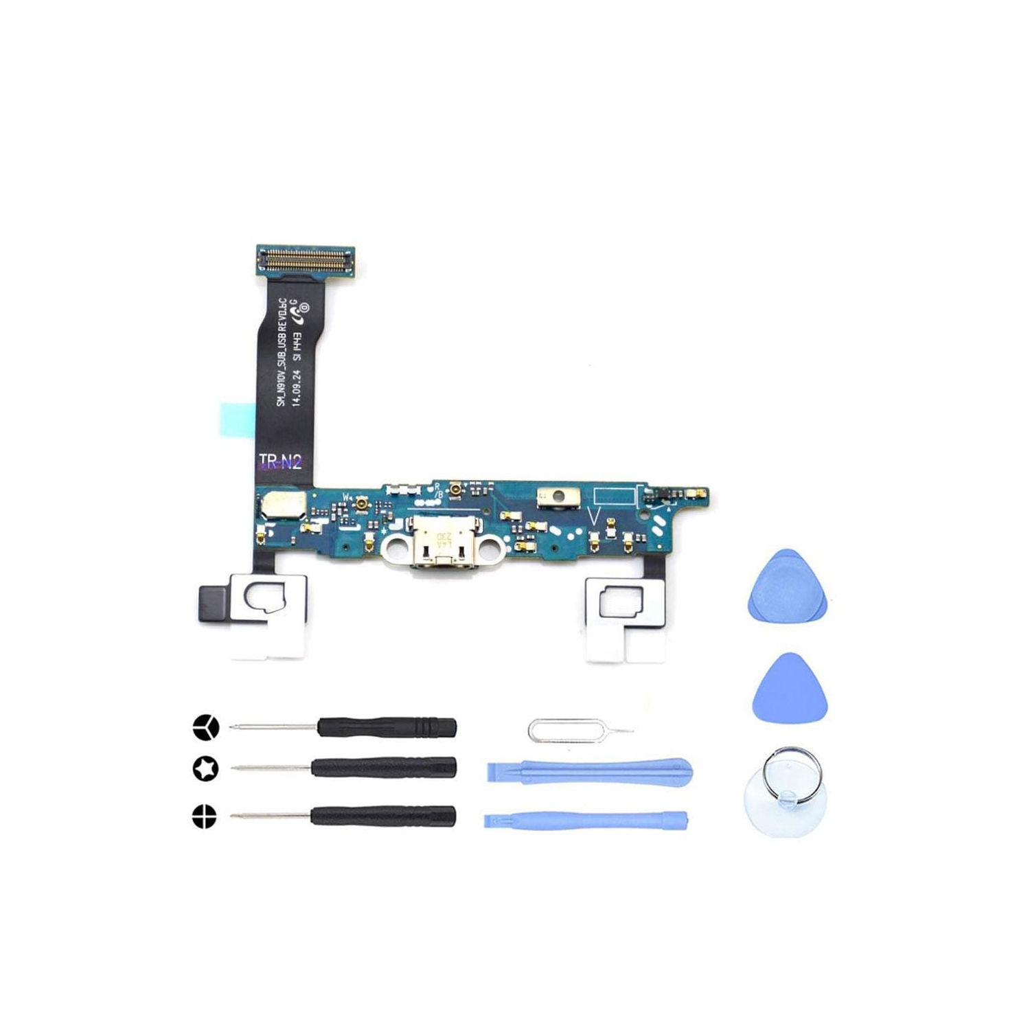 Charging port flex cable and microphone for Samsung Galaxy Note 4 SM-N910V