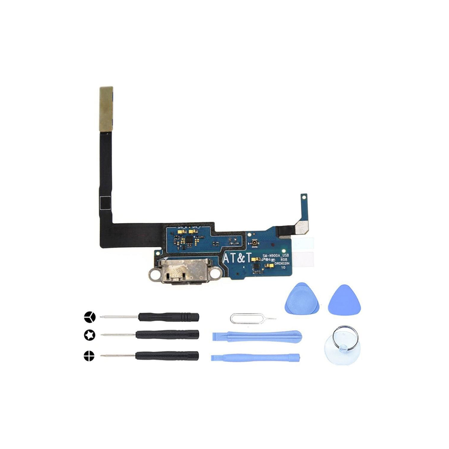 Charging port flex cable and microphone for Samsung Galaxy Note 3 SM-N900A