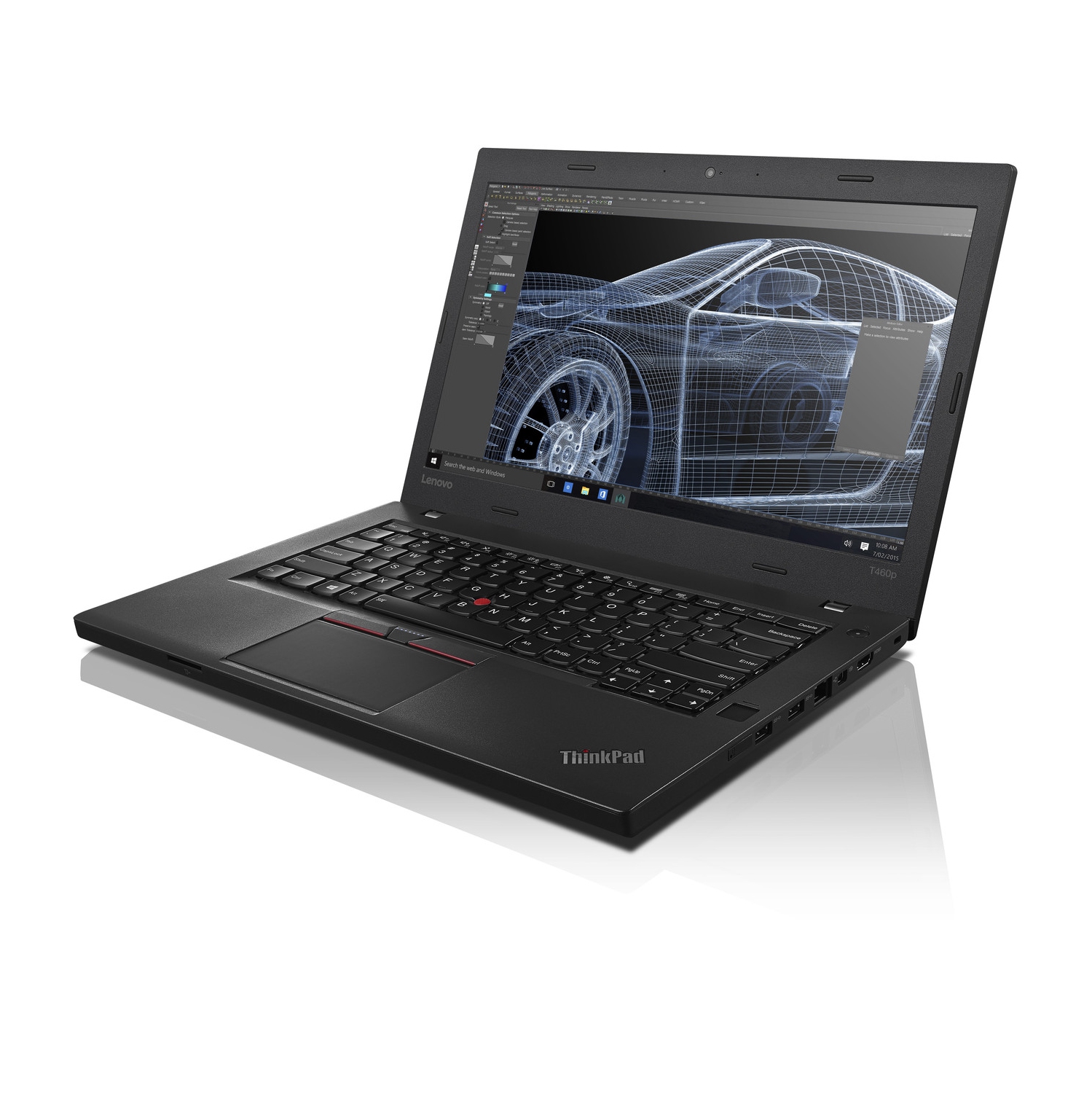 Refurbished - Lenovo Thinkpad T560 15.6" Laptop, i7 6600U 2.6Ghz, 8 GB RAM, 512 GB SSD, FHD, HDMI, Webcam, Windows 10 Pro