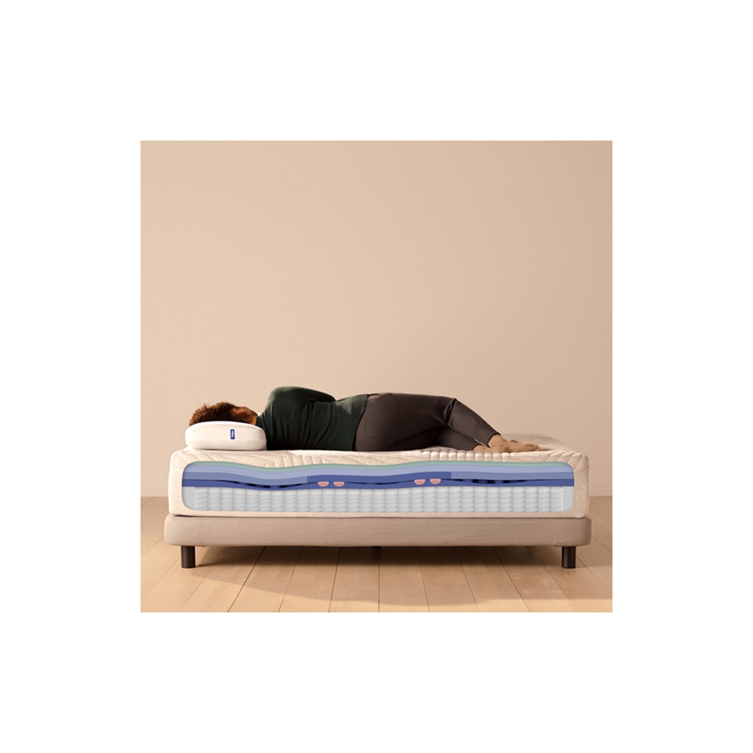 Casper Wave Hybrid 13" Flat Top Mattress in a Box - King
