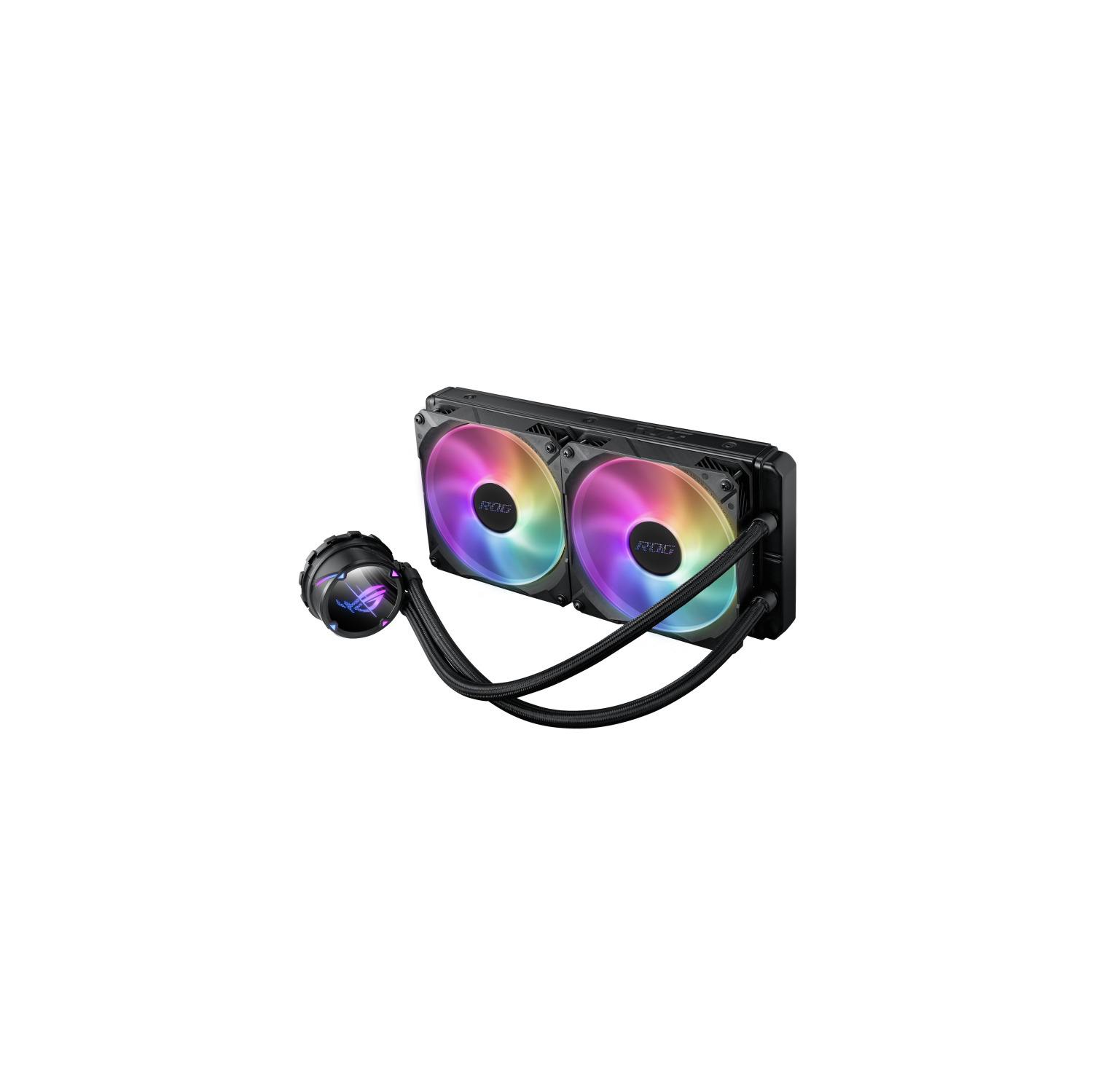 Refroidisseur liquide de processeur RVB ARGB 280 ROG Strix LC II d'ASUS – Radiateur 280&nbsp;mm