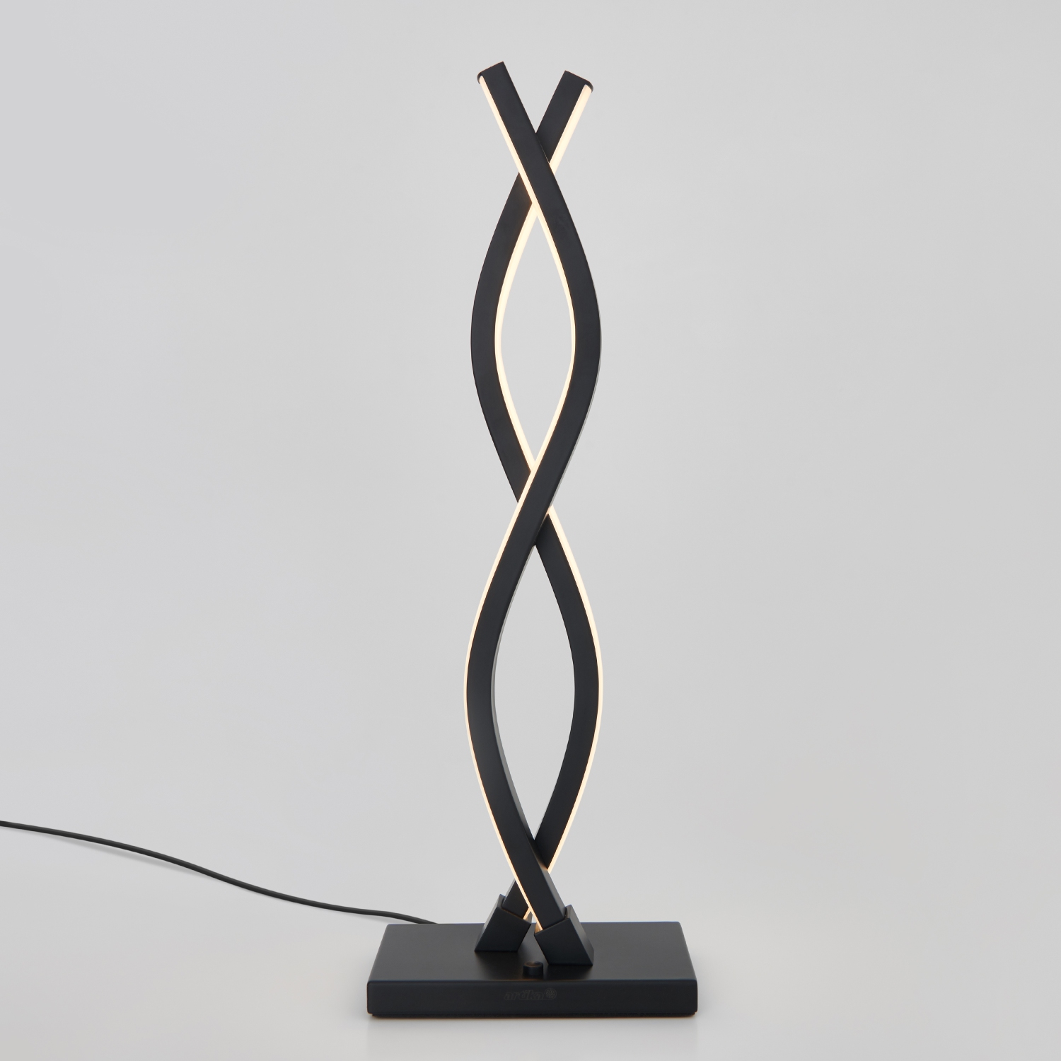 Artika Lampe de table à DEL Wave, noir