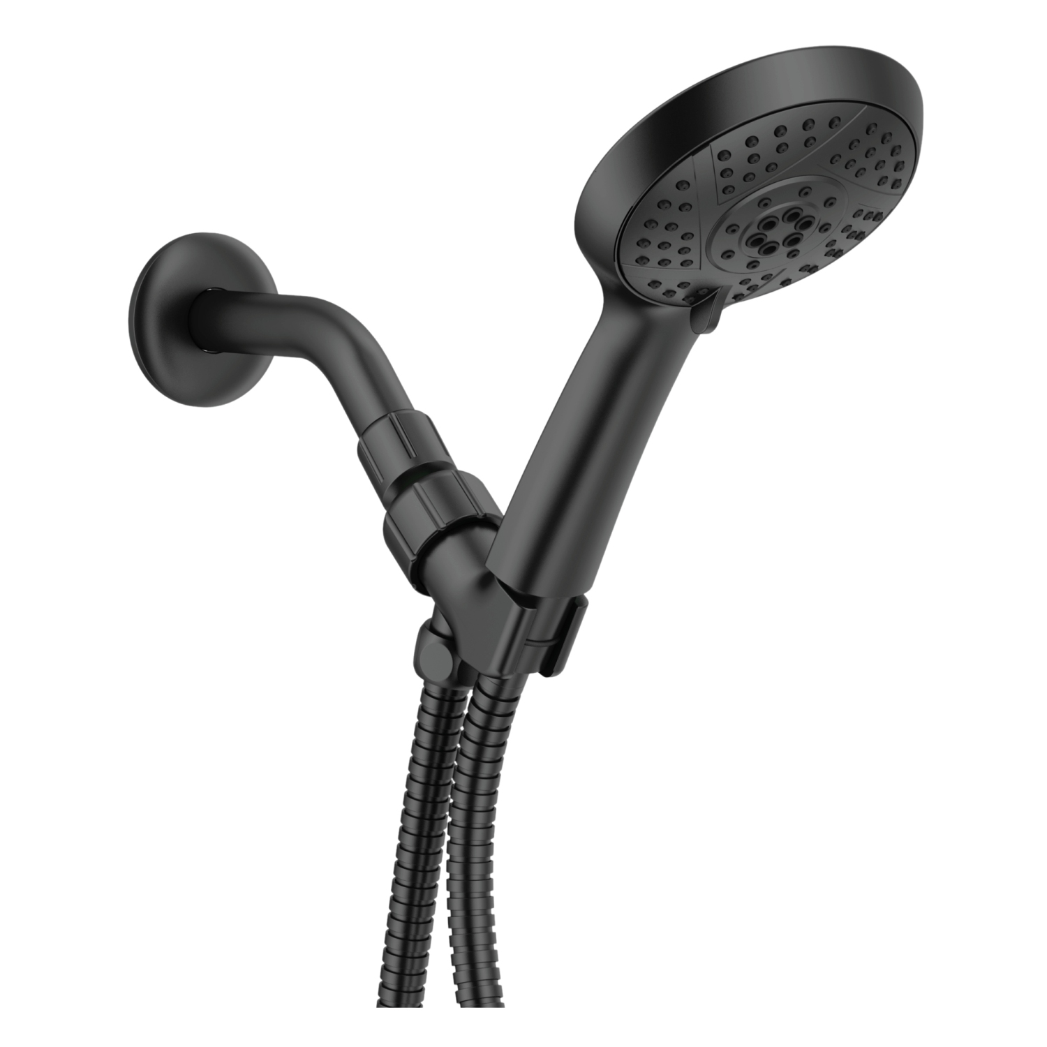Akuaplus® Hand Shower Kit - 5 settings - Matte Black