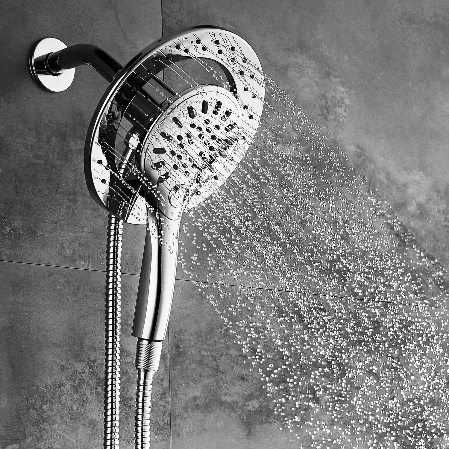 Akuaplus® Magnetic 6-Setting Hand Shower - Chrome