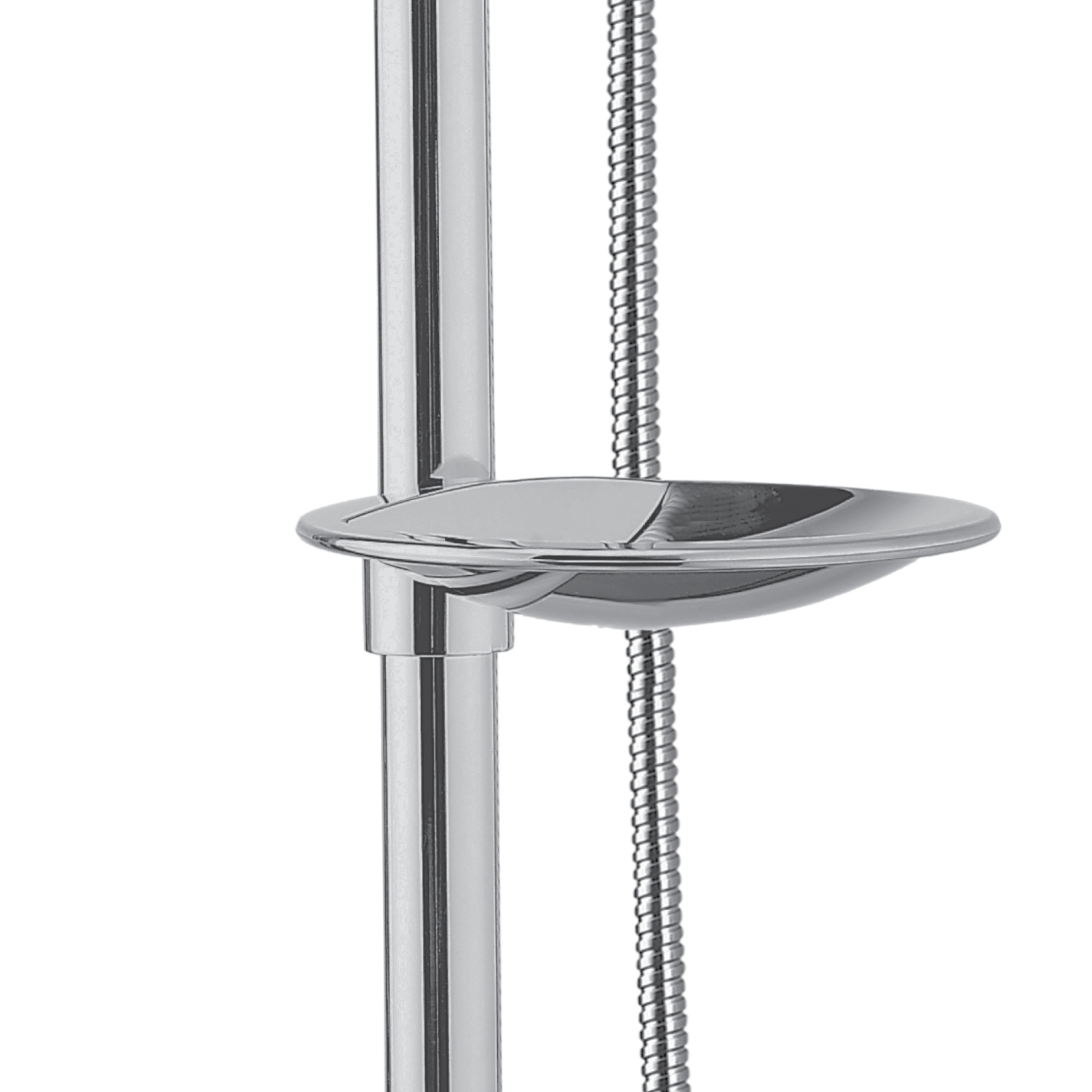 Akuaplus® Adjustable Hand Shower Rail - 5 Settings - Chrome