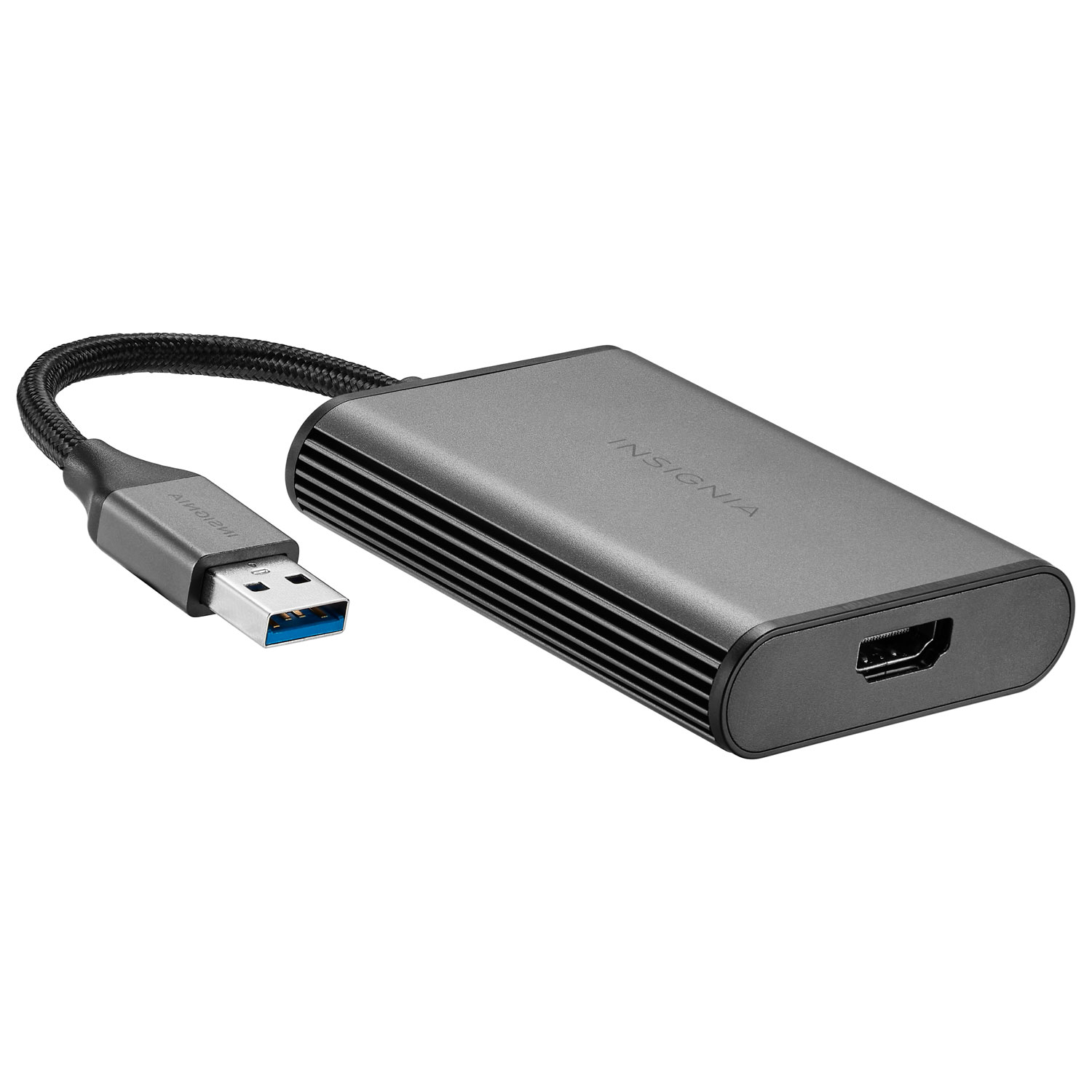 Insignia™ SuperSpeed USB 3.0 to HDMI External Video Adapter Black  NS-PU37H-BK - Best Buy