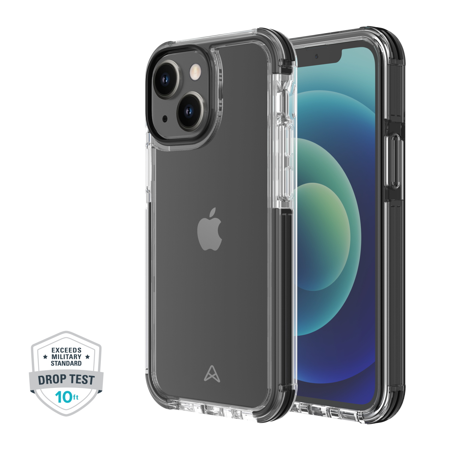 AXS PROShield Plus Drop-tested Clear Case for Apple iPhone 13 mini | Black