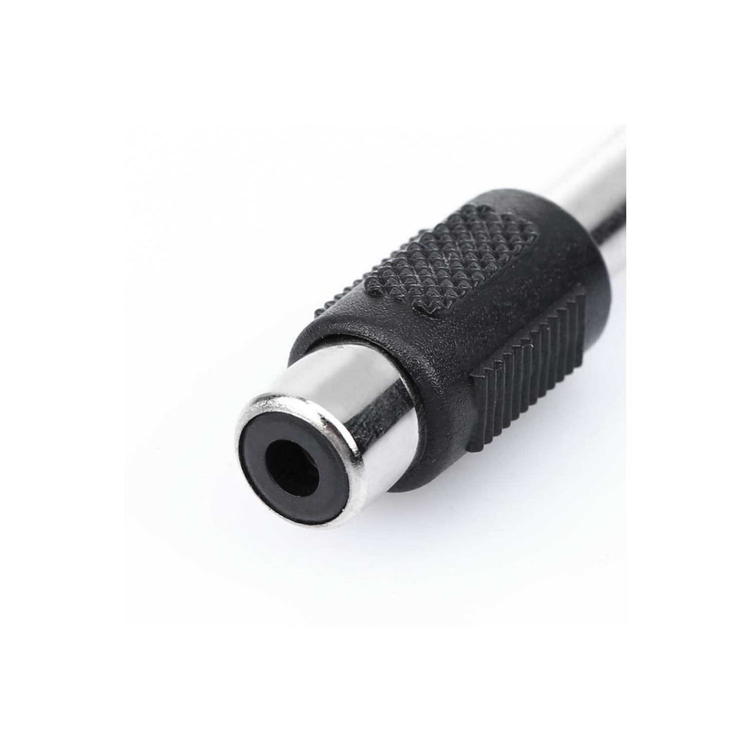 4 adaptateurs audio mono RCA/AV femelles à 6,35 mm mâle 1/4 po connecteurs