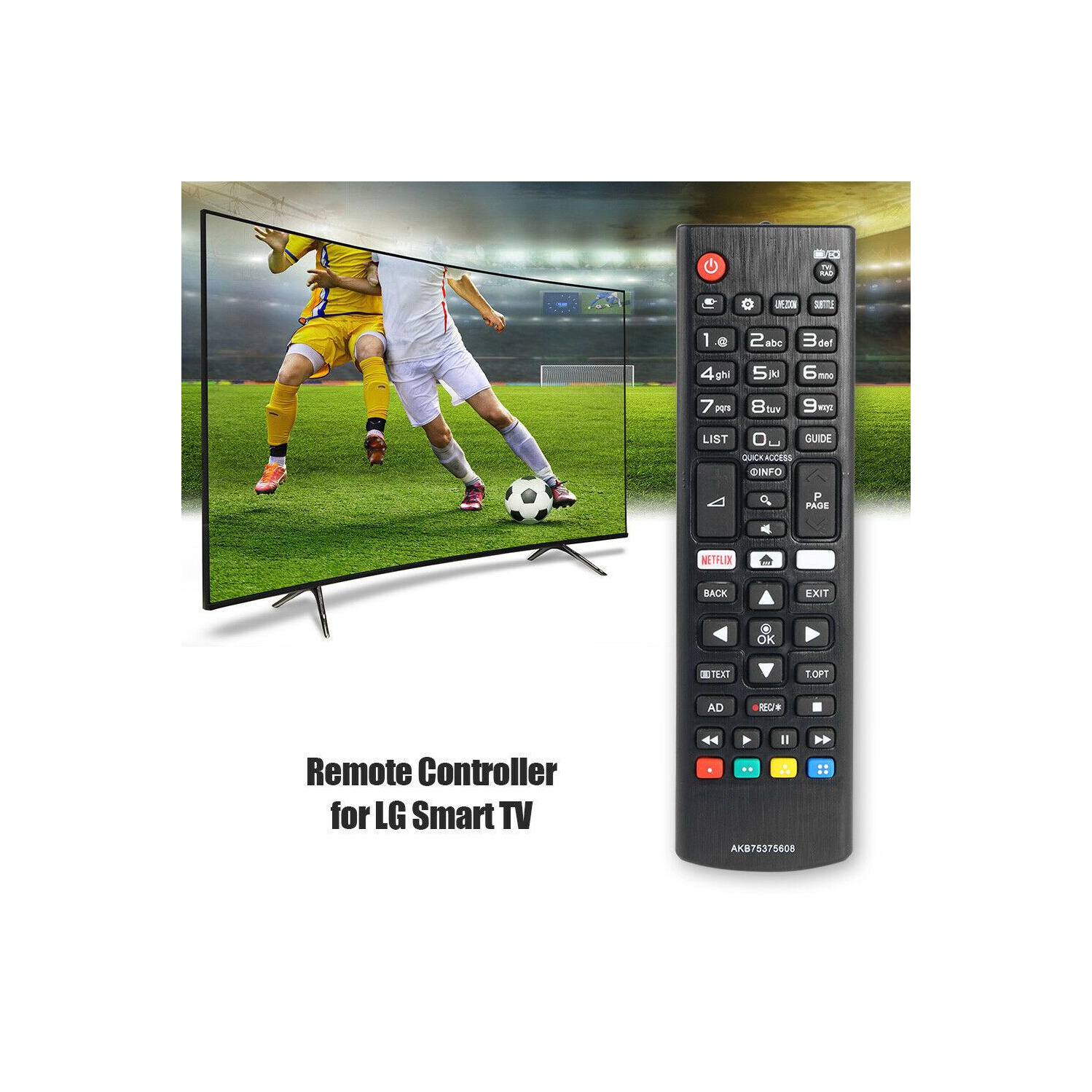 Remote Control for LG Smart Television Replacement AKB75375608 LCD LED TV