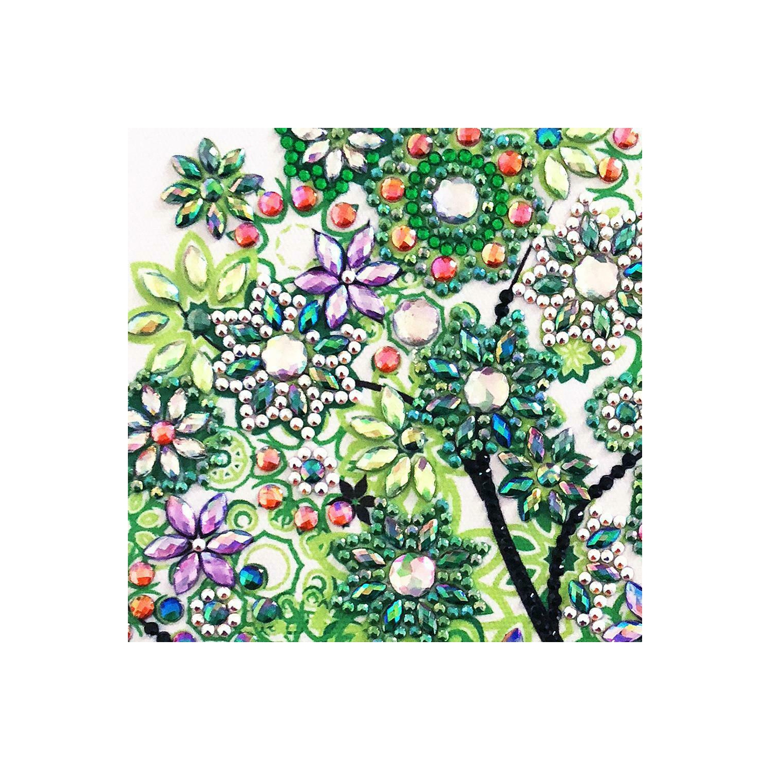 Ensemble de broderie de croix de l'arbre à diamant en forme spéciale 5D bricoleur