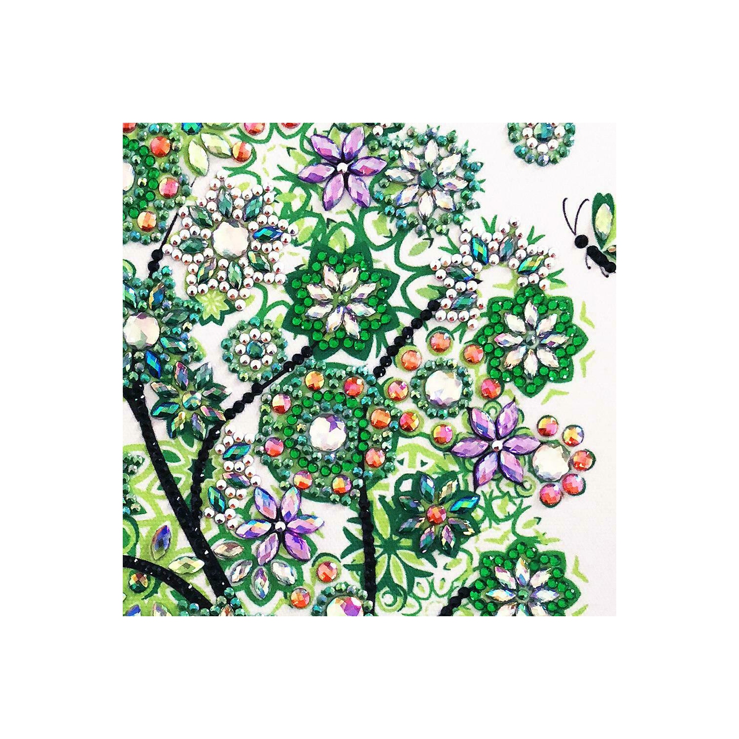 Ensemble de broderie de croix de l'arbre à diamant en forme spéciale 5D bricoleur