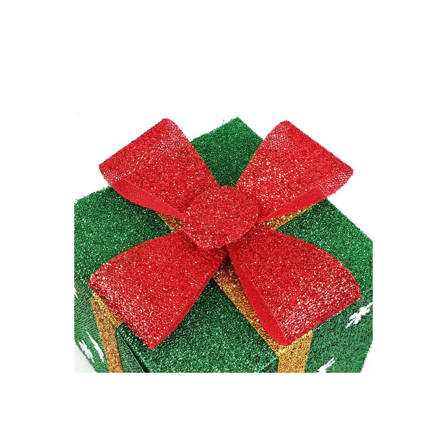 Boîte-cadeau de Noël Boîte-cadeau biscuits gâteau de bonbons Boîte-cadeau (vert)
