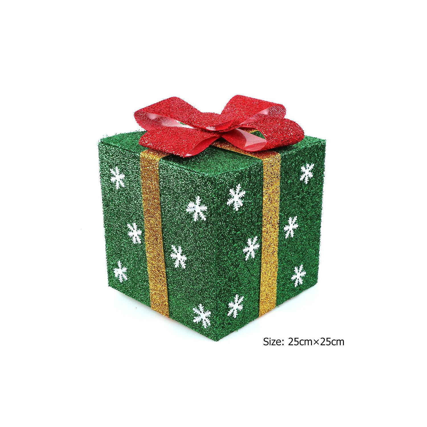 Boîte-cadeau de Noël Boîte-cadeau biscuits gâteau de bonbons Boîte-cadeau (vert)