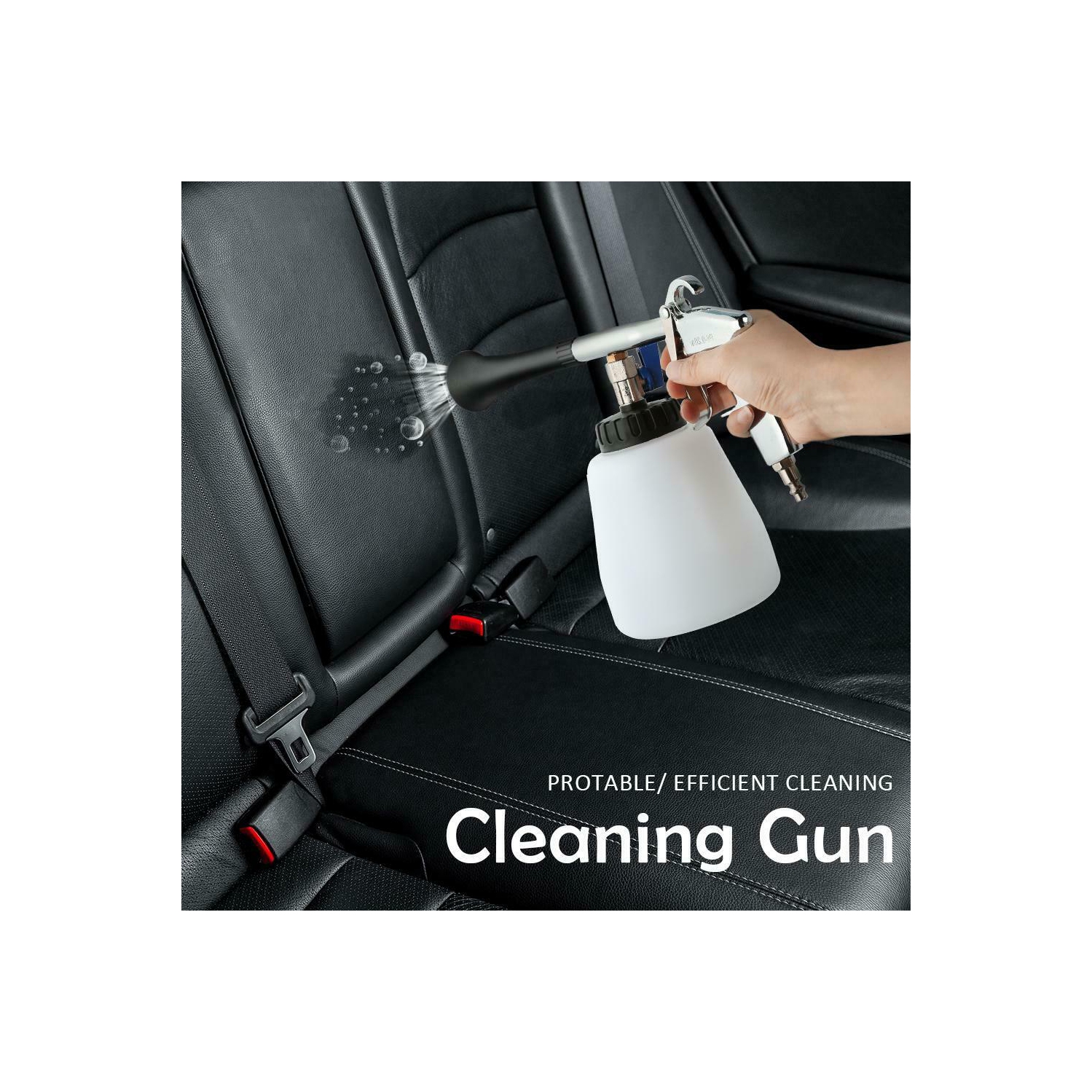 Lave-auto à haute pression pour le pistolet de nettoyage en profondeur intérieur fonctionnant à l'air