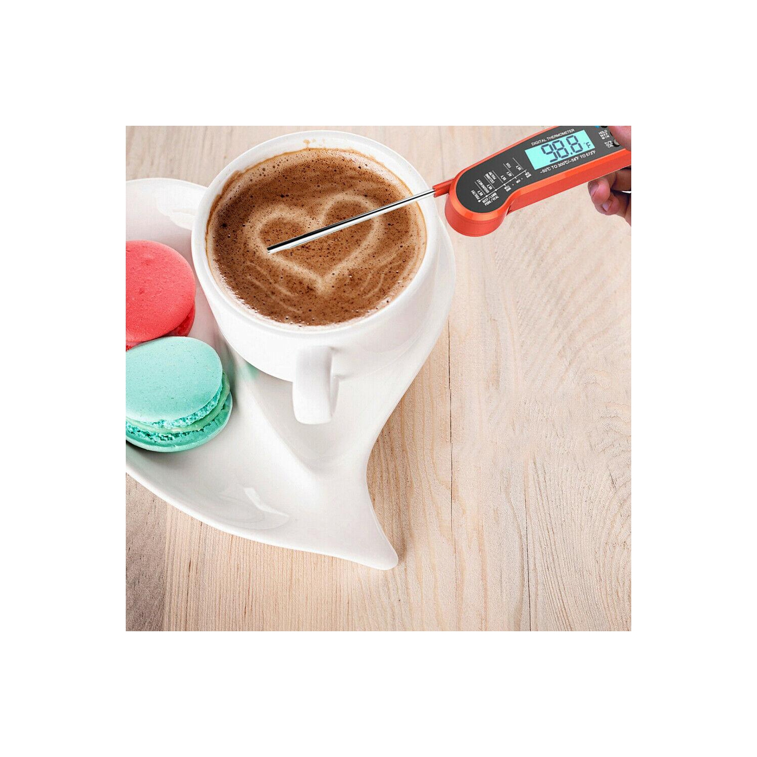 Digital Needle Thermometer Kitchen Food Grill Meat Instant Read Thermometer