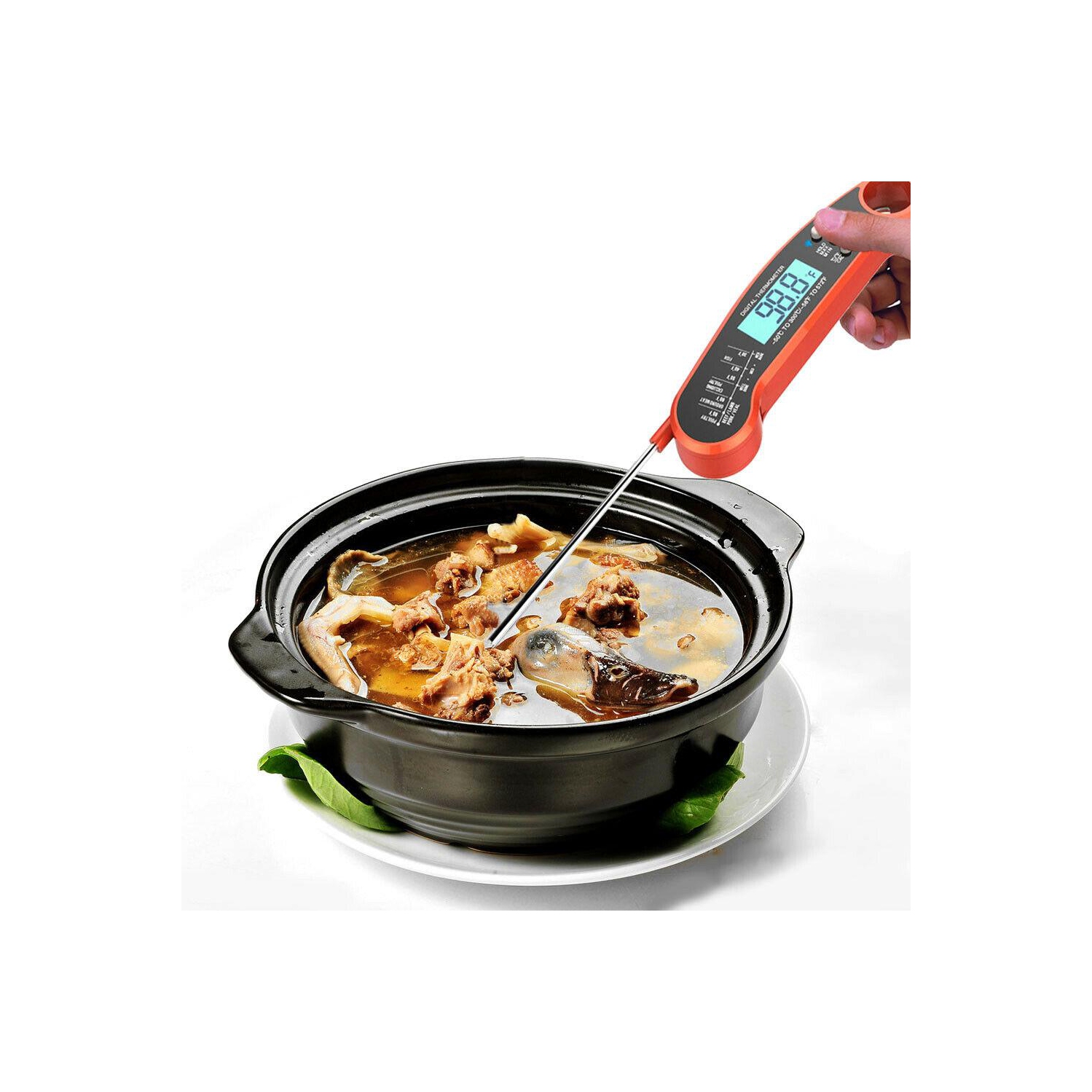 Digital Needle Thermometer Kitchen Food Grill Meat Instant Read Thermometer