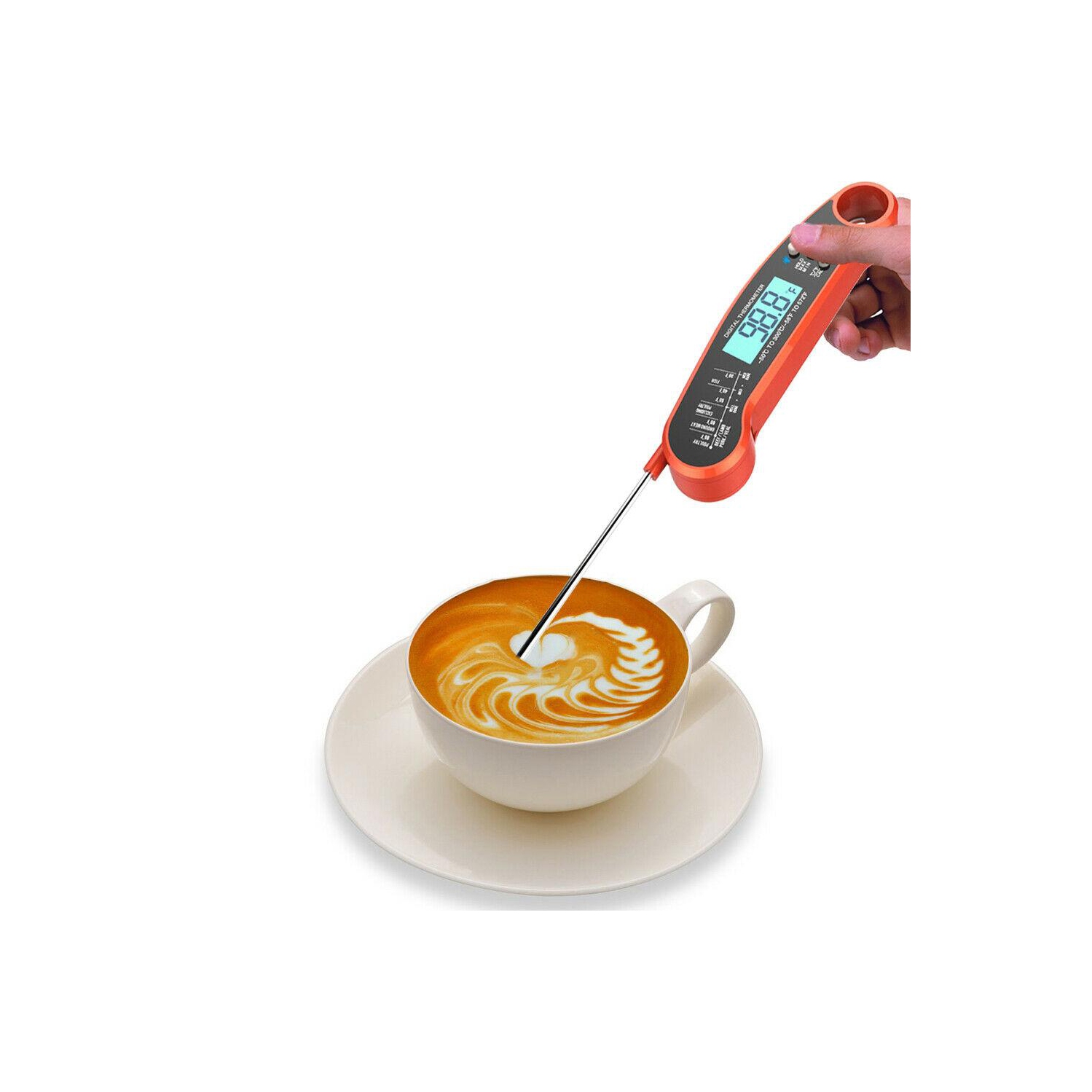 Digital Needle Thermometer Kitchen Food Grill Meat Instant Read Thermometer