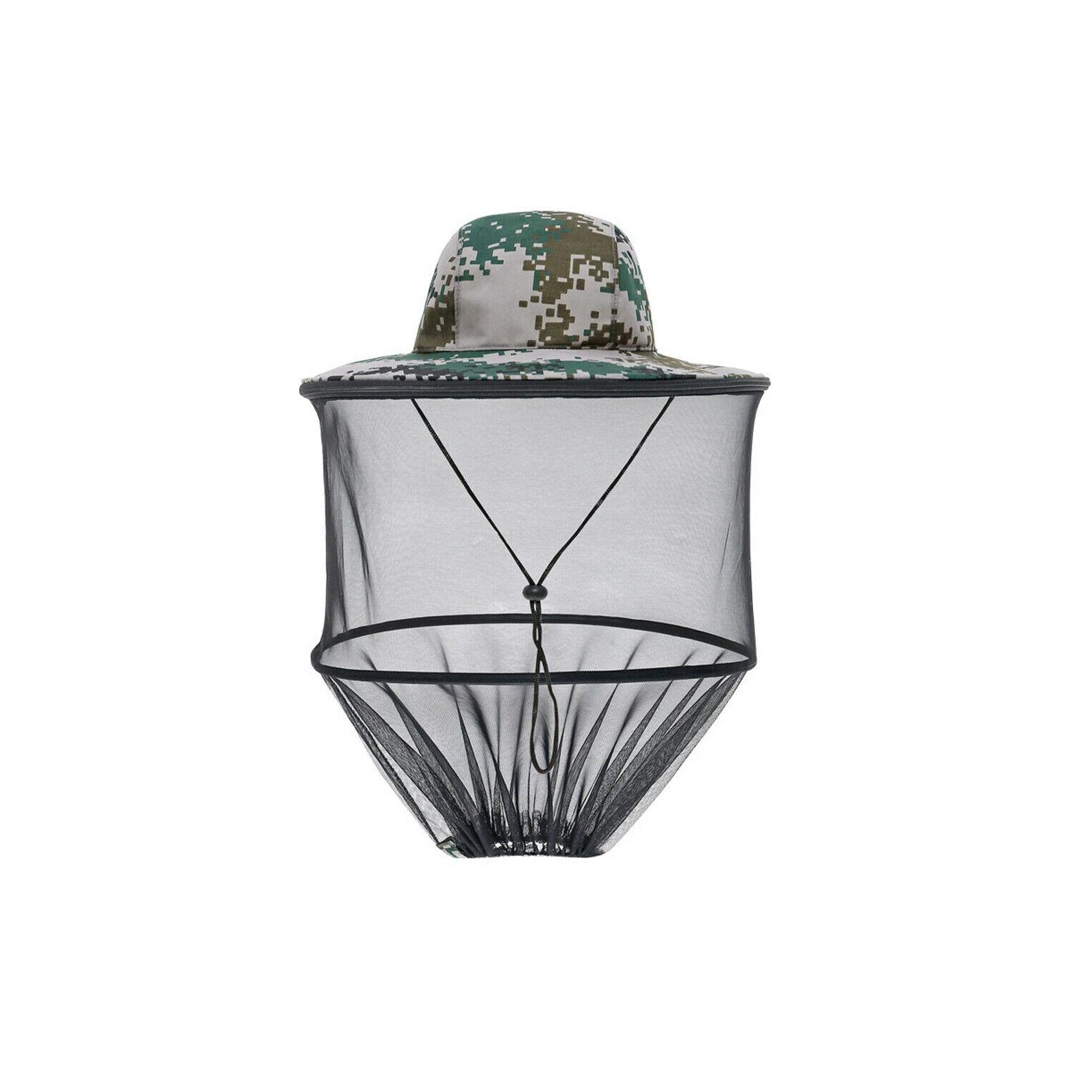 Casquette de camping anti-moustiques pare-soleil avec filet de protection pour la pêche à l'extérieur