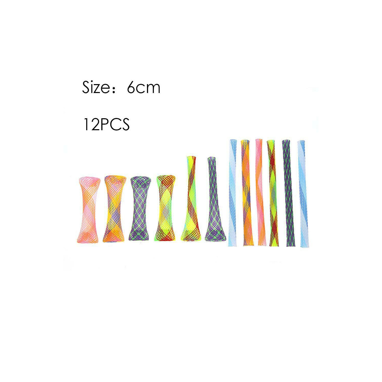 12 pièces jouets de printemps colorés flexibles en plastique pour chats jouets interactifs pour animaux de compagnie