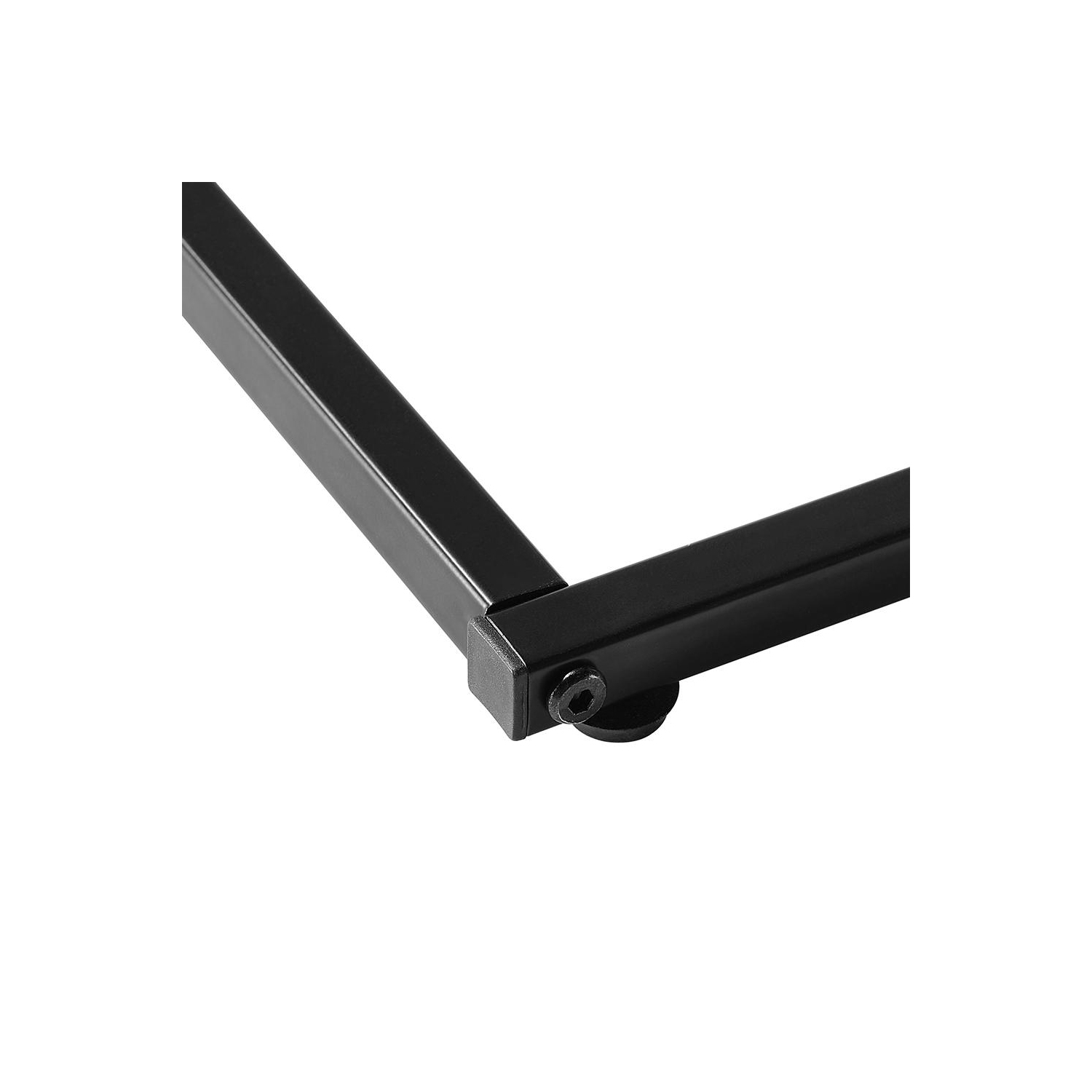 Table d'appoint de canapé en forme de C, table basse de bout avec porte-revues en tissu et pochette d'appoint pour la chambre à coucher du salon