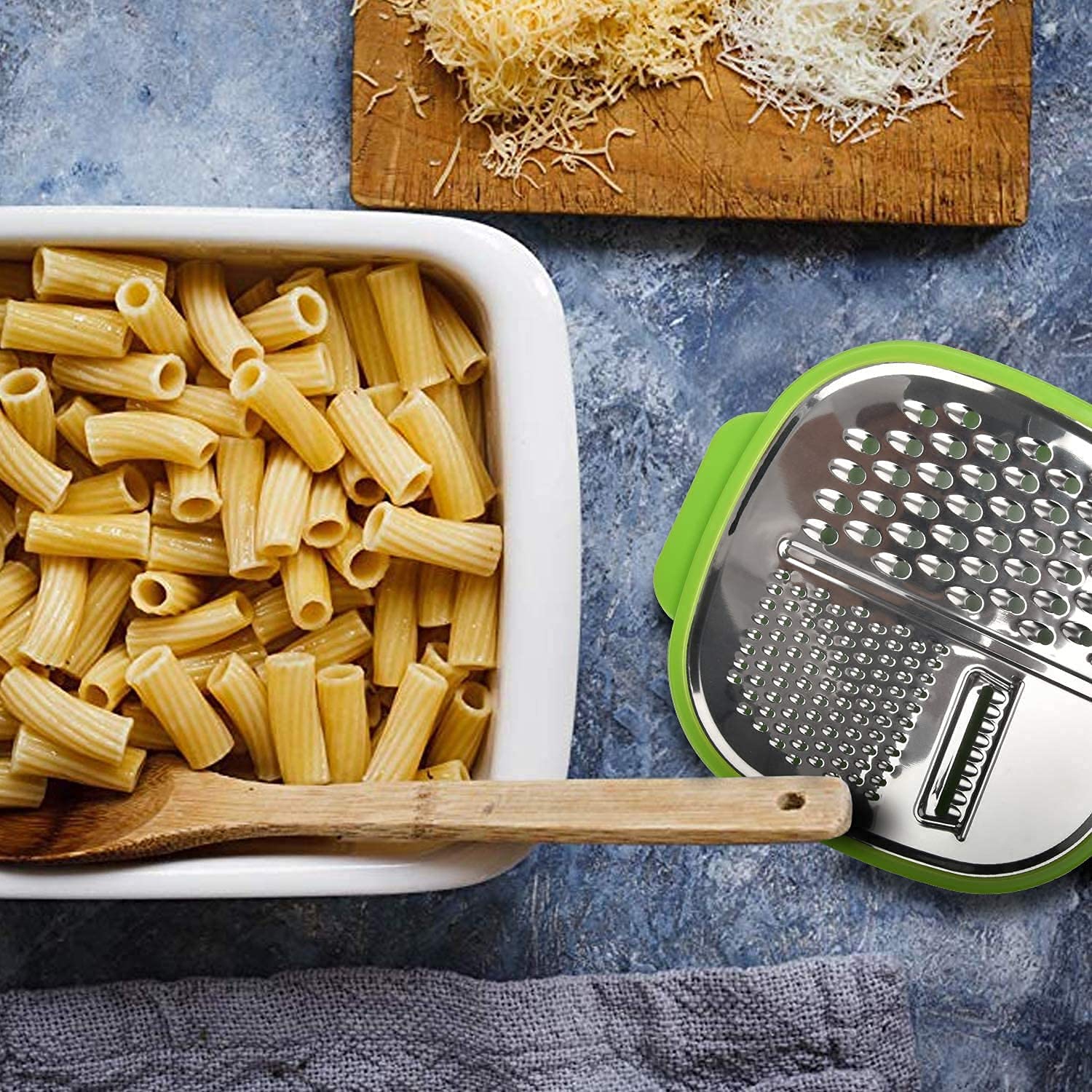 ISTAR 3 in 1 Stainless Steel Multicolour Blades Vegetables and Fruits Grater Slicer Peeler Kitchen Tool with Container Box