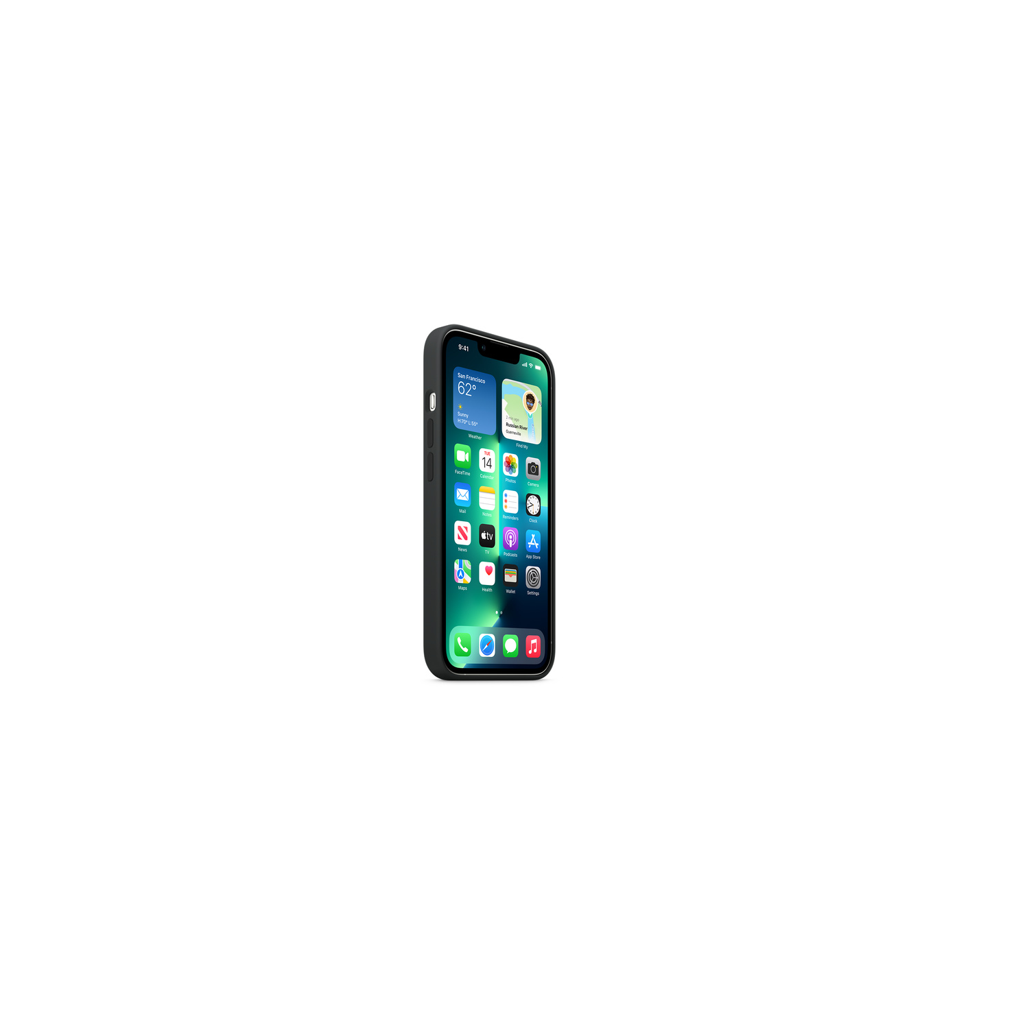 Silicon Protective Case for iPhone 13 Mini - Black