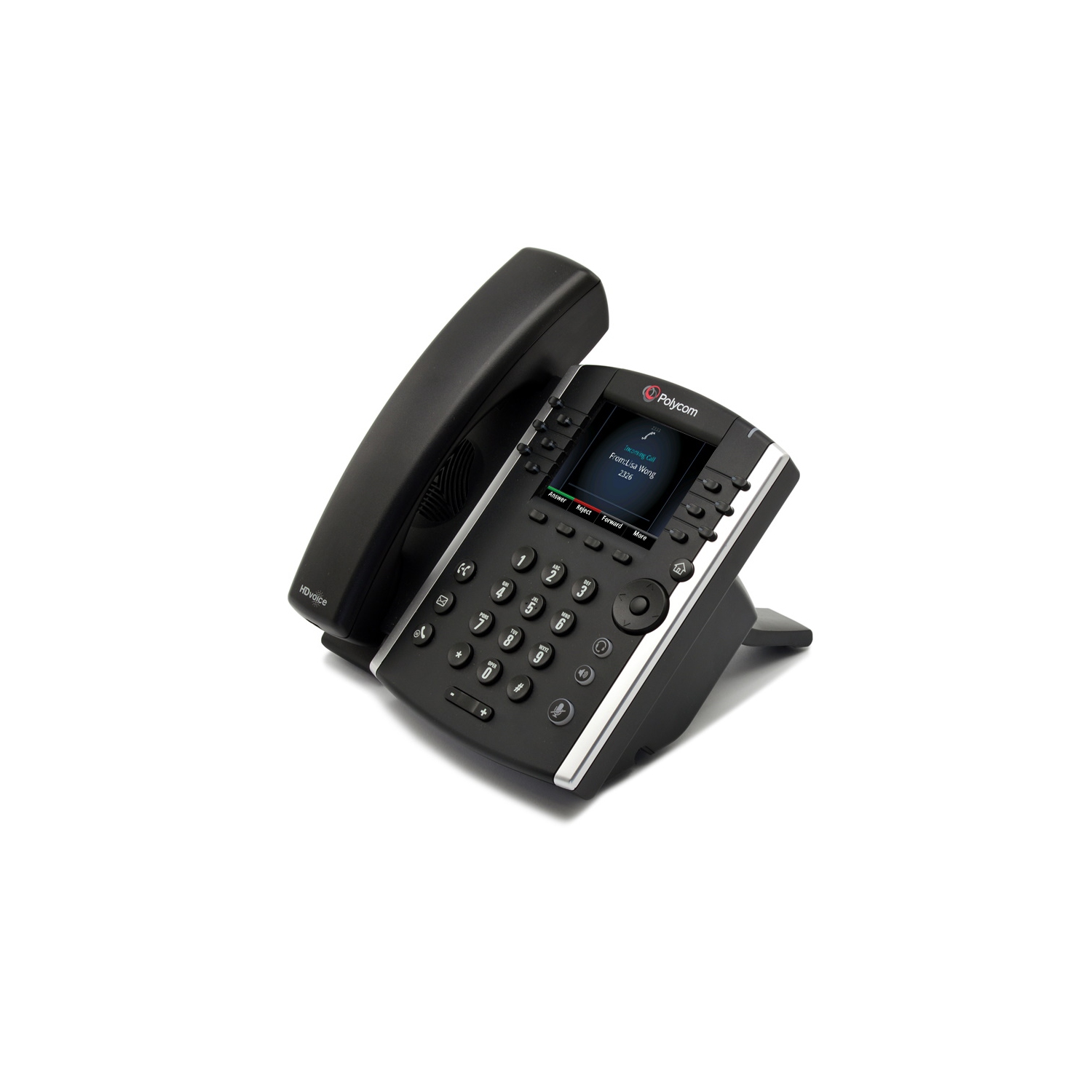 Polycom® VVX 410 IP Phone 12 x Total Line - VoIP - Caller ID - Speakerphone - 2 x Network, PoE - Refurbished