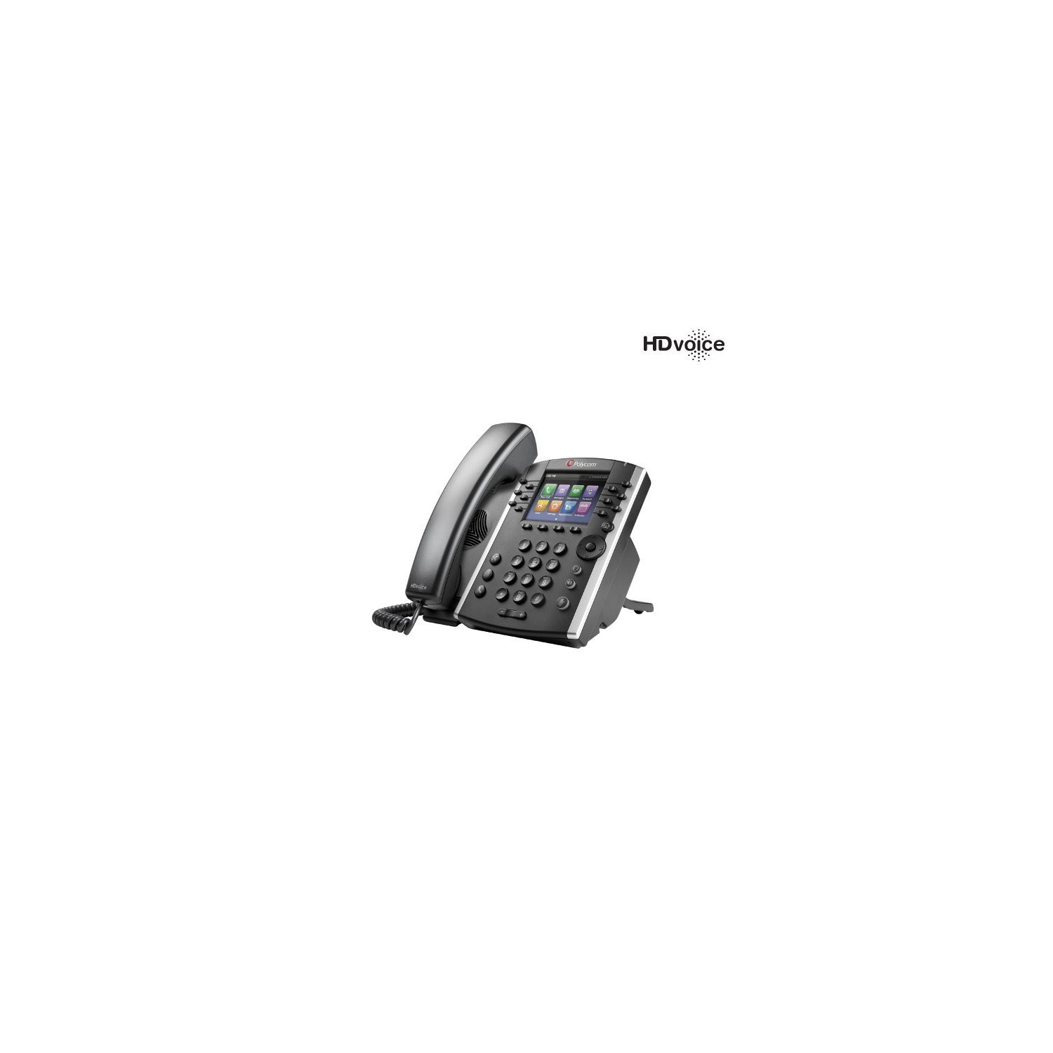 Polycom® VVX 410 IP Phone 12 x Total Line - VoIP - Caller ID - Speakerphone - 2 x Network, PoE - Refurbished