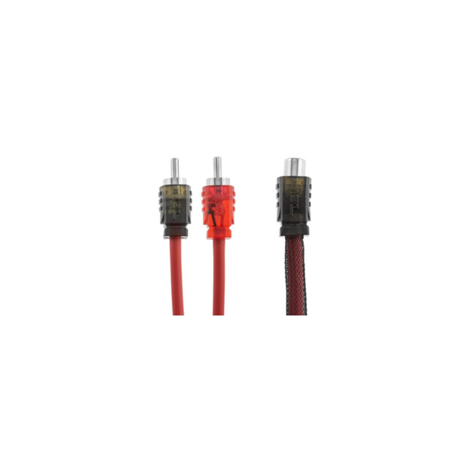 DS18 R1F2M Female to (2) Male Ultra Flex Y Adapter RCA Cable