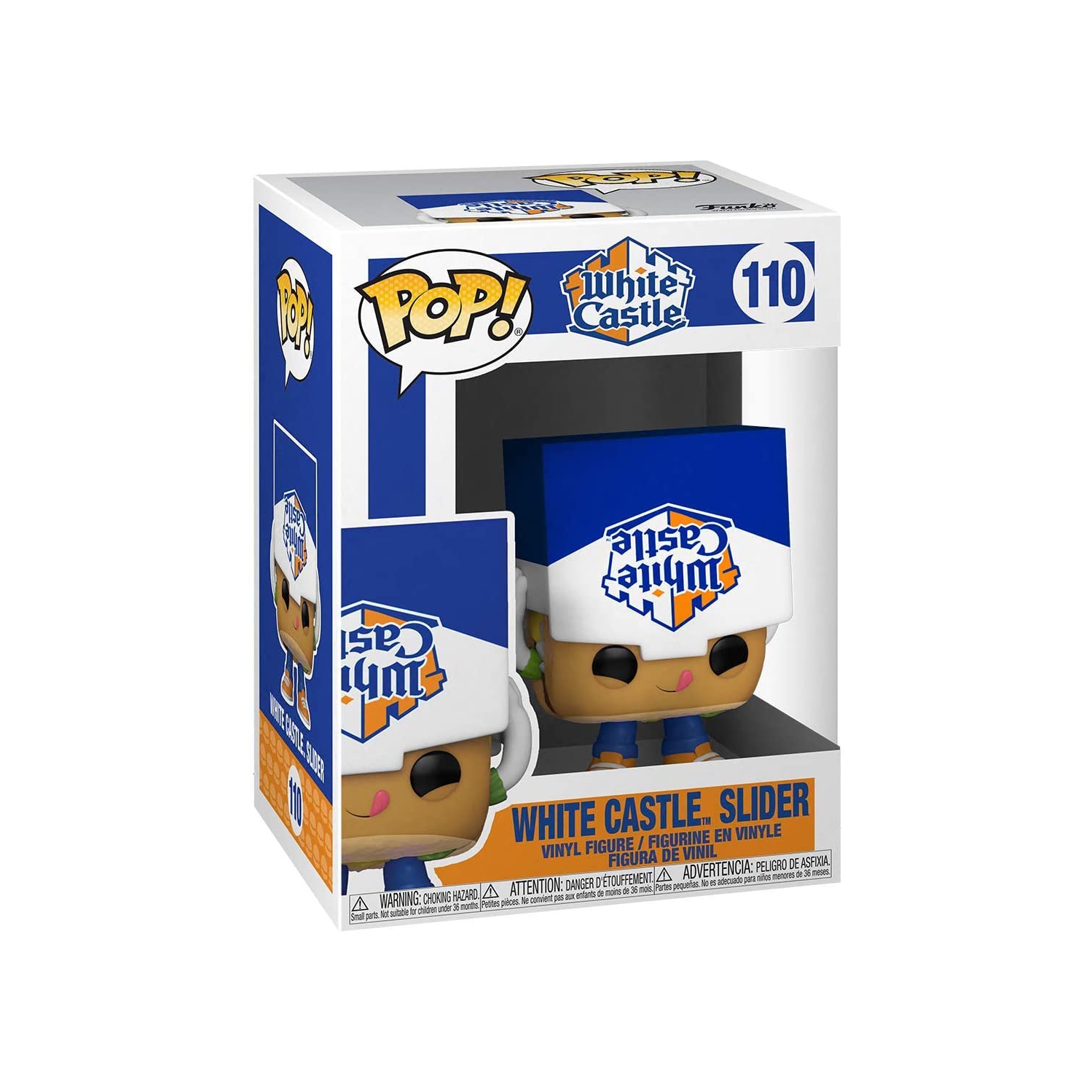 Pop AD Icons White Castle figurine d'action de 3.75 po - Château blanc Slider n° 110