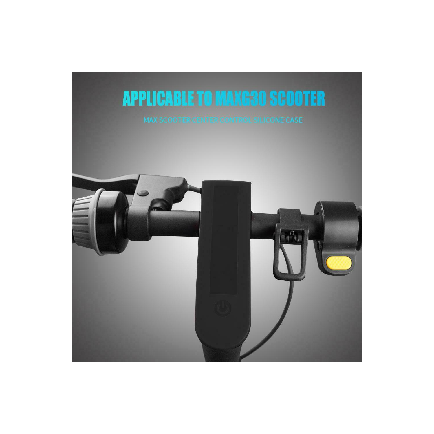 Couvercle en silicone avec panneau de commande central pour trottinette Ninebot MAX G30