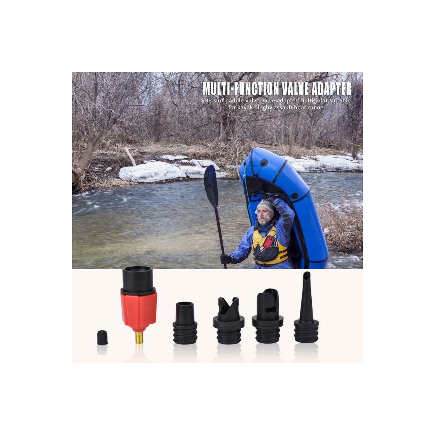 Retractable Oar Portable Telescope Rafting Boat Paddle for Water Sports