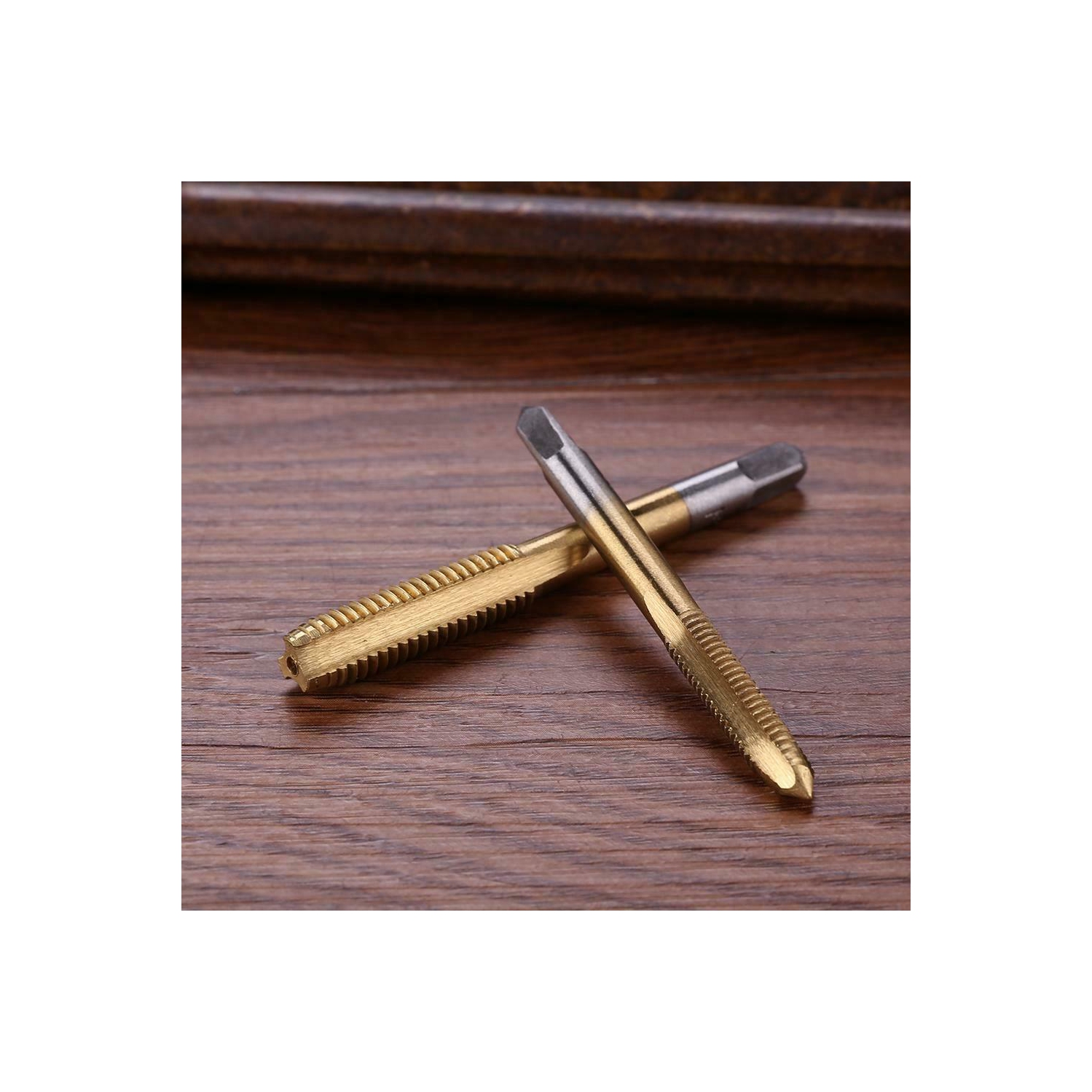 5 pièces/jeu de forets à vis à tige en titane HSS M3 M4 M5 M6 M8 Outils à main