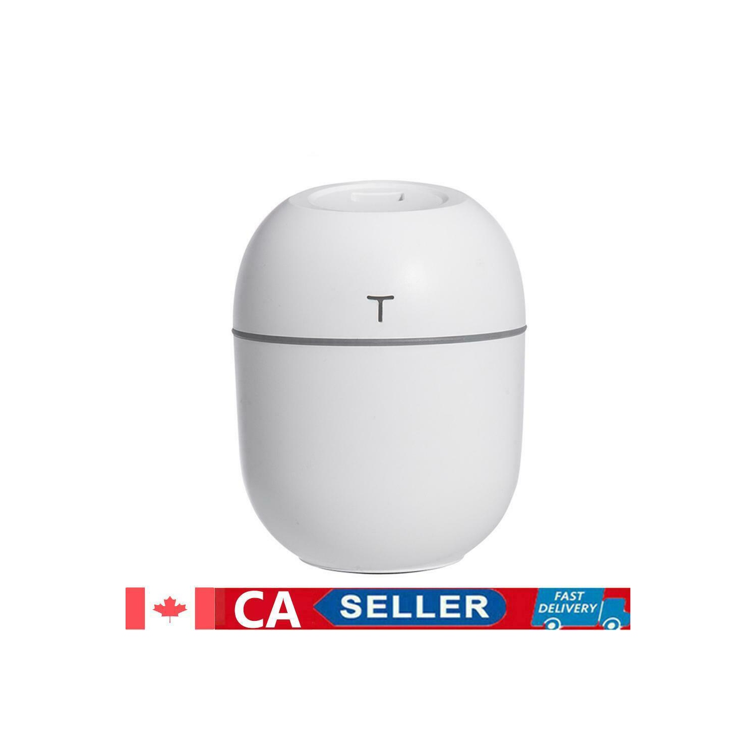 Mini humidificateur ultrasonique avec diffuseur d’huile essentielle de 220 ml avec lumière