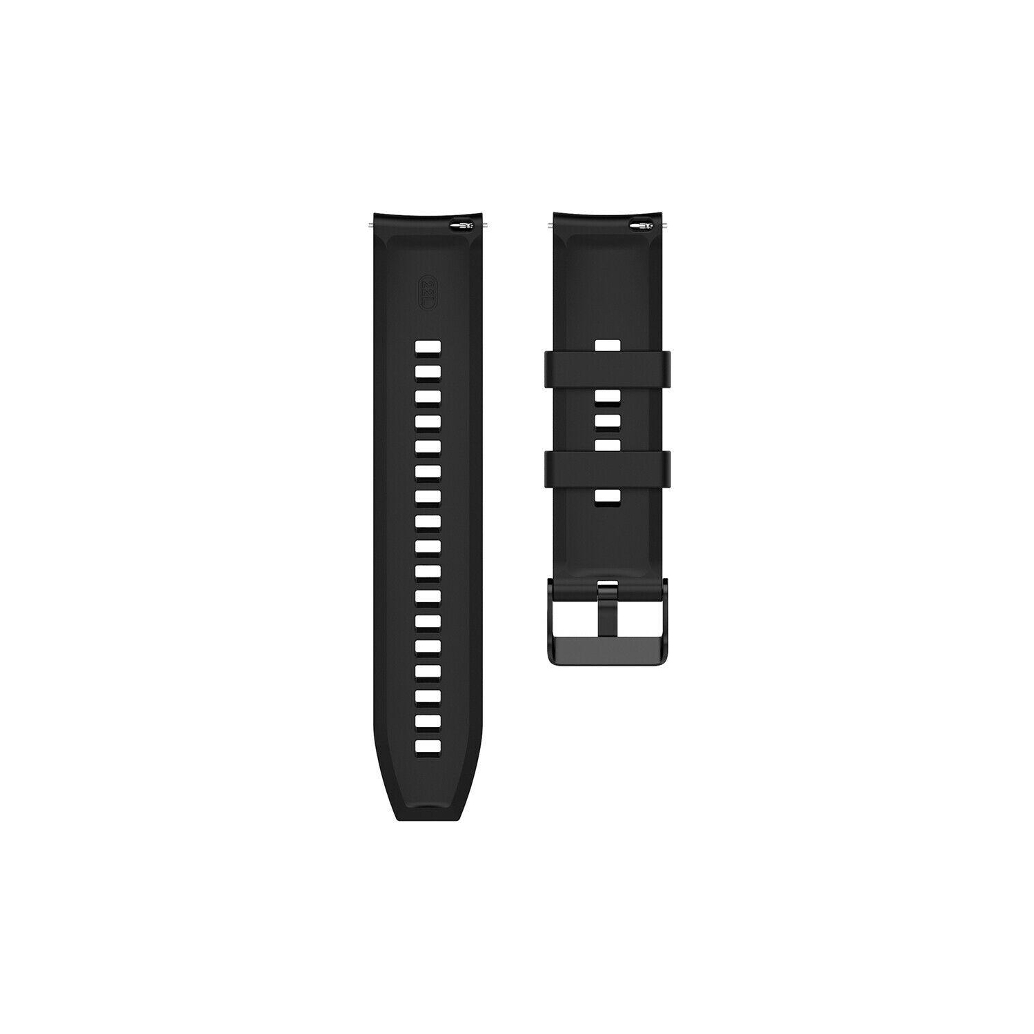 Silicone Strap for Huawei Watch GT2 Pro 2e Soft Replacement Band (Black)