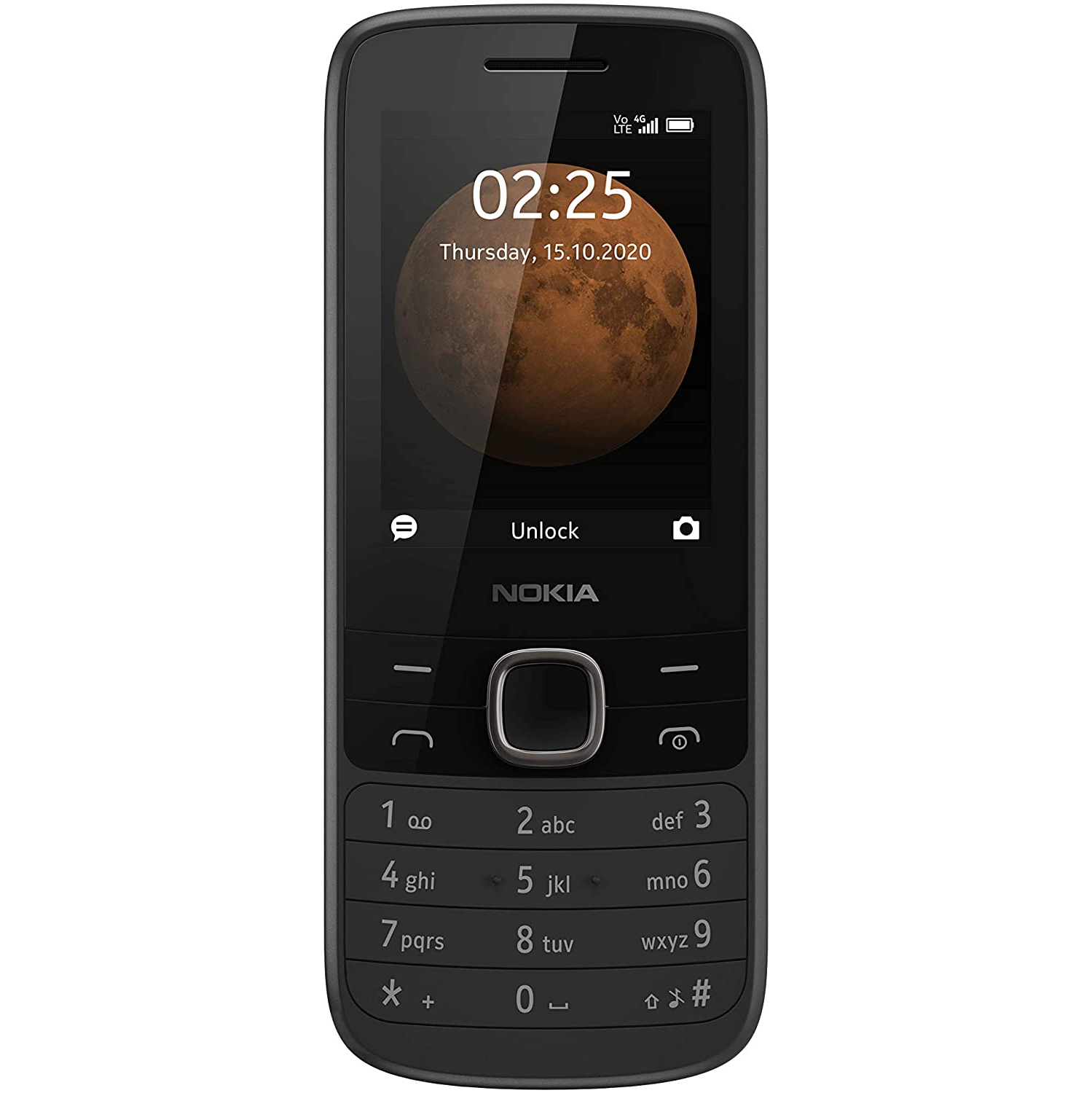 Nokia 225 | Unlocked | 4G Cell Phone | Black