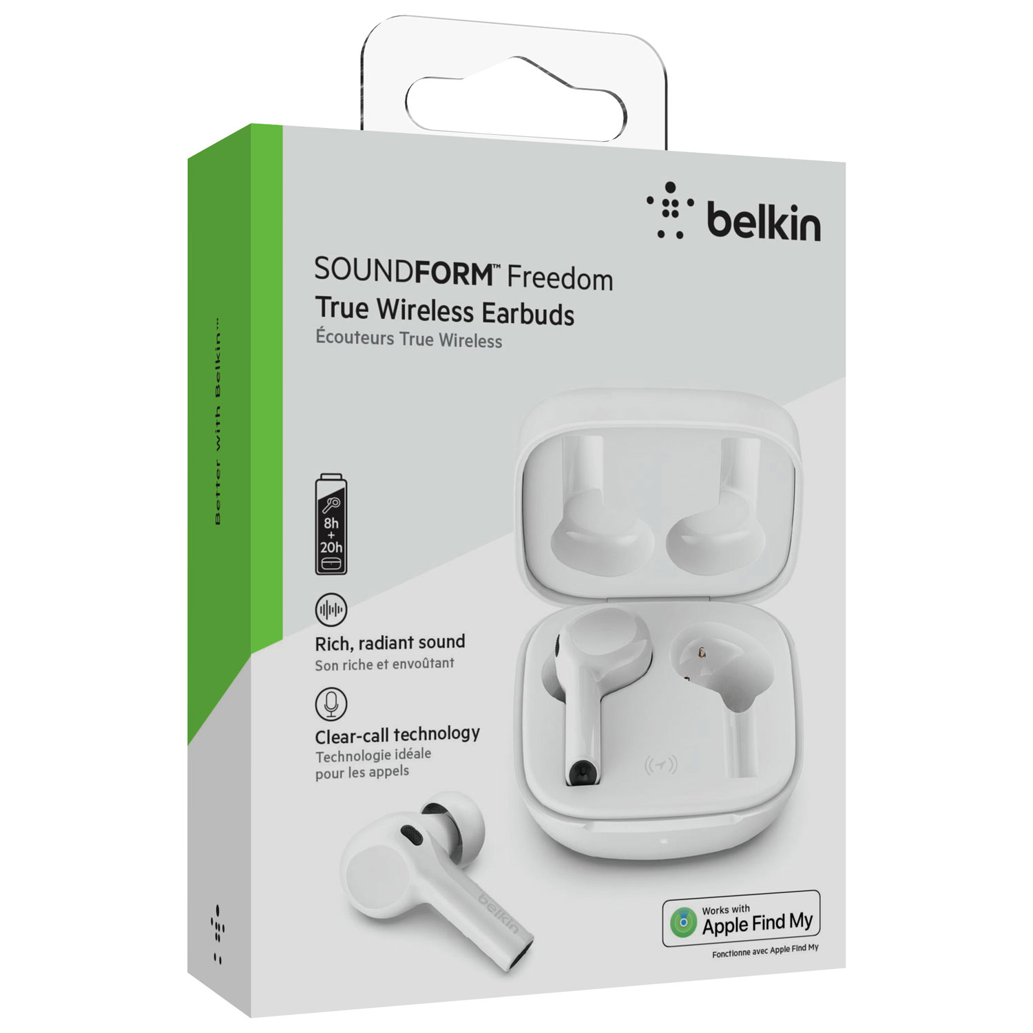 soundform freedom true wireless earbuds de belkin