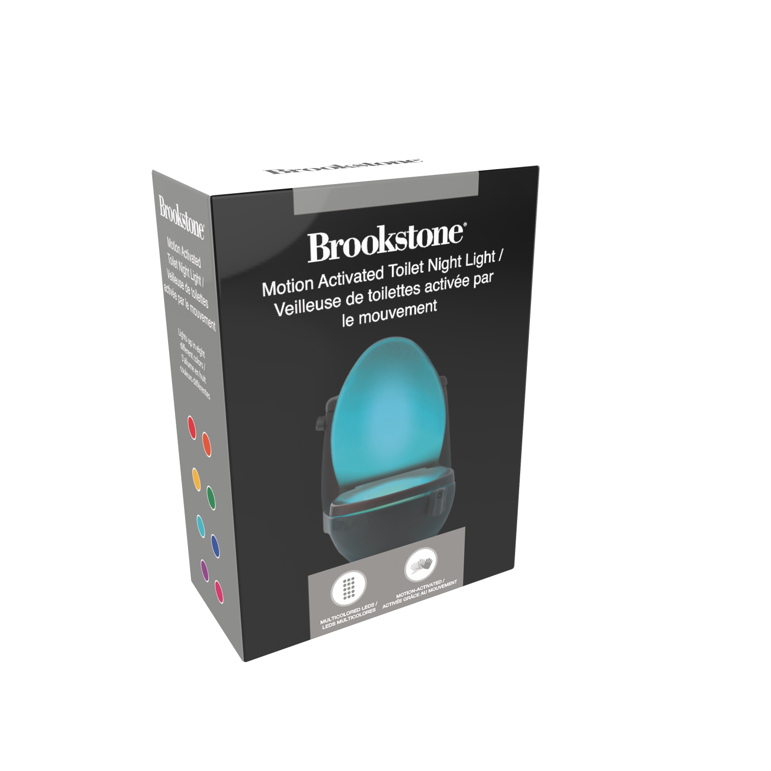 Brookstone Motion Activated Toilet Night Light Best Buy Canada